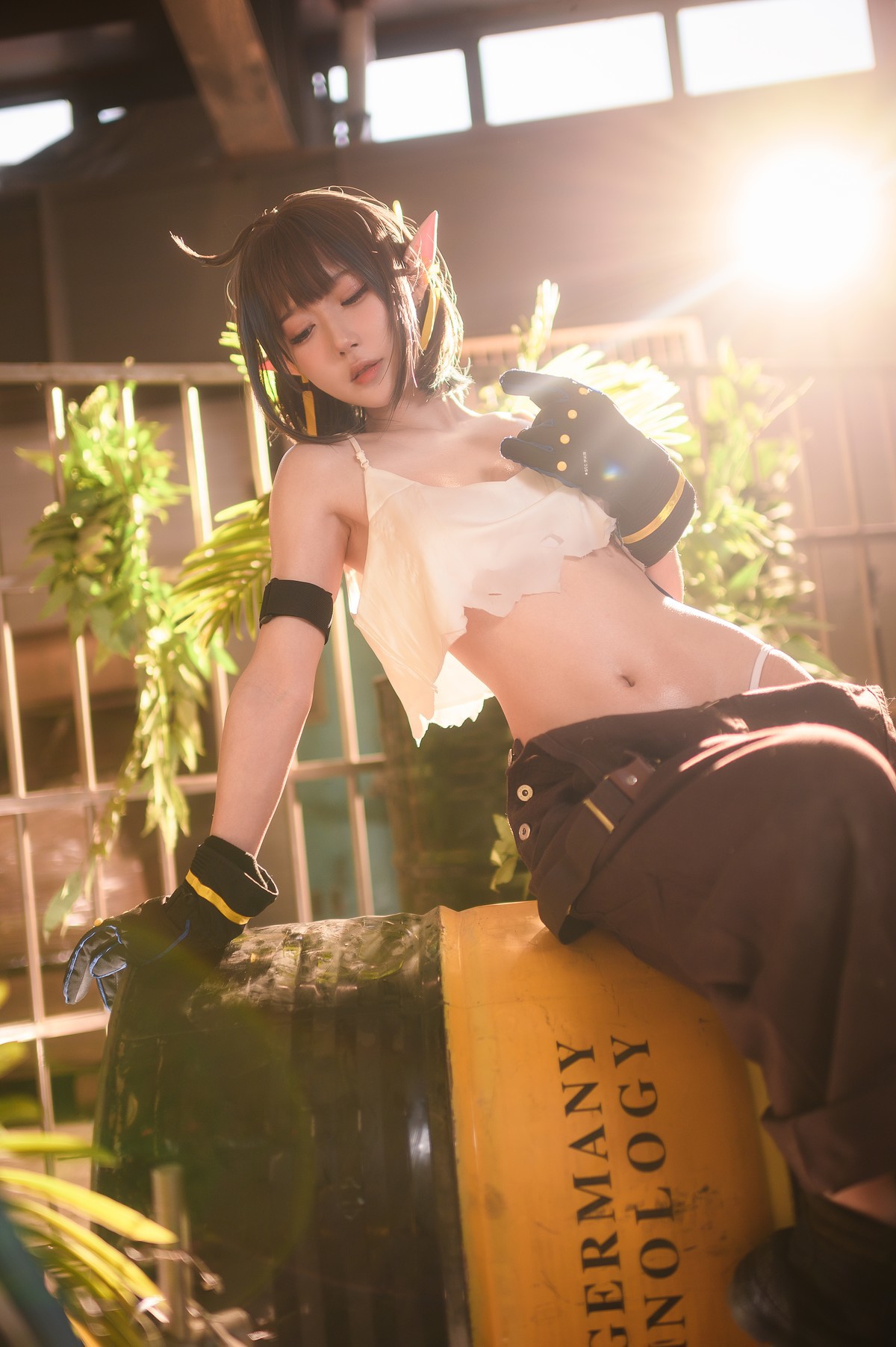 阿包也是兔娘-Cosplay-森蚺-Forest-Flea-02-16