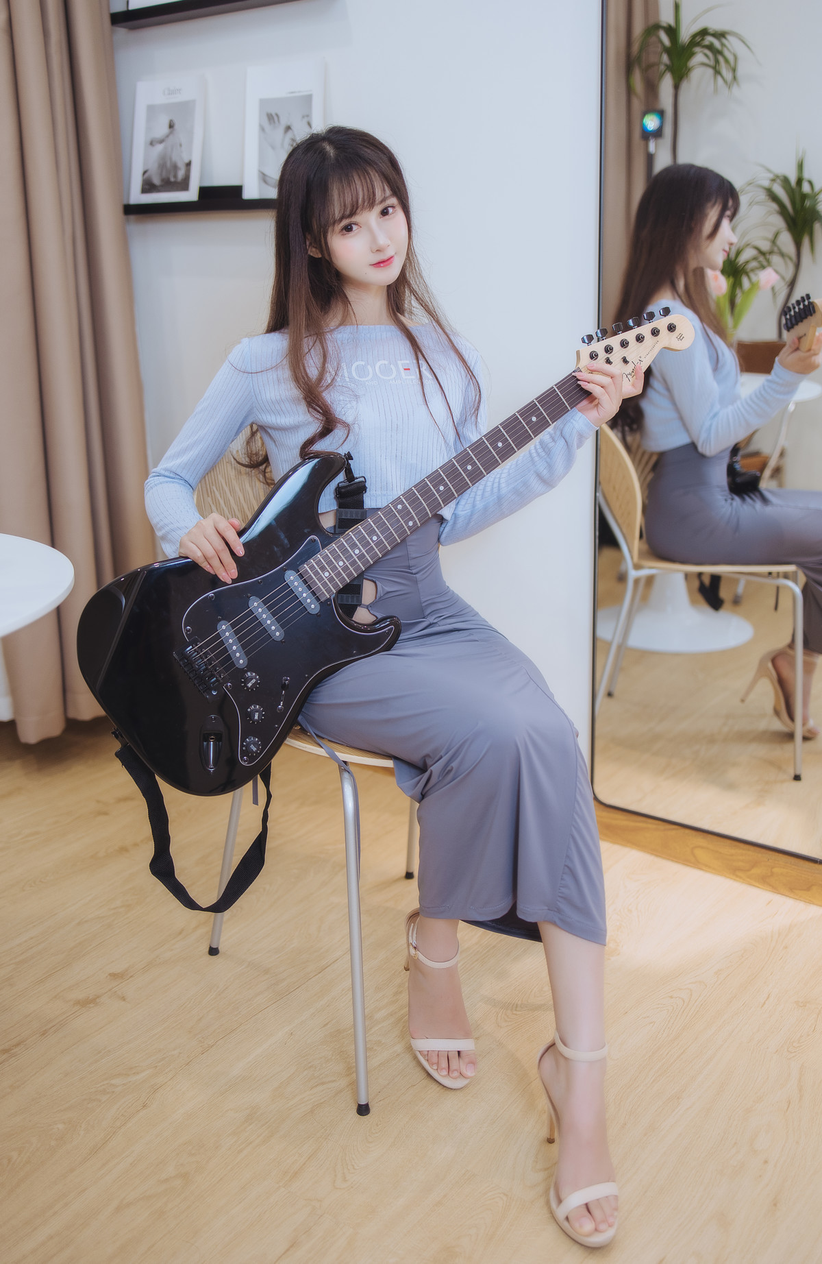 Cosplay-羽生三未-吉他妹妹-05-01