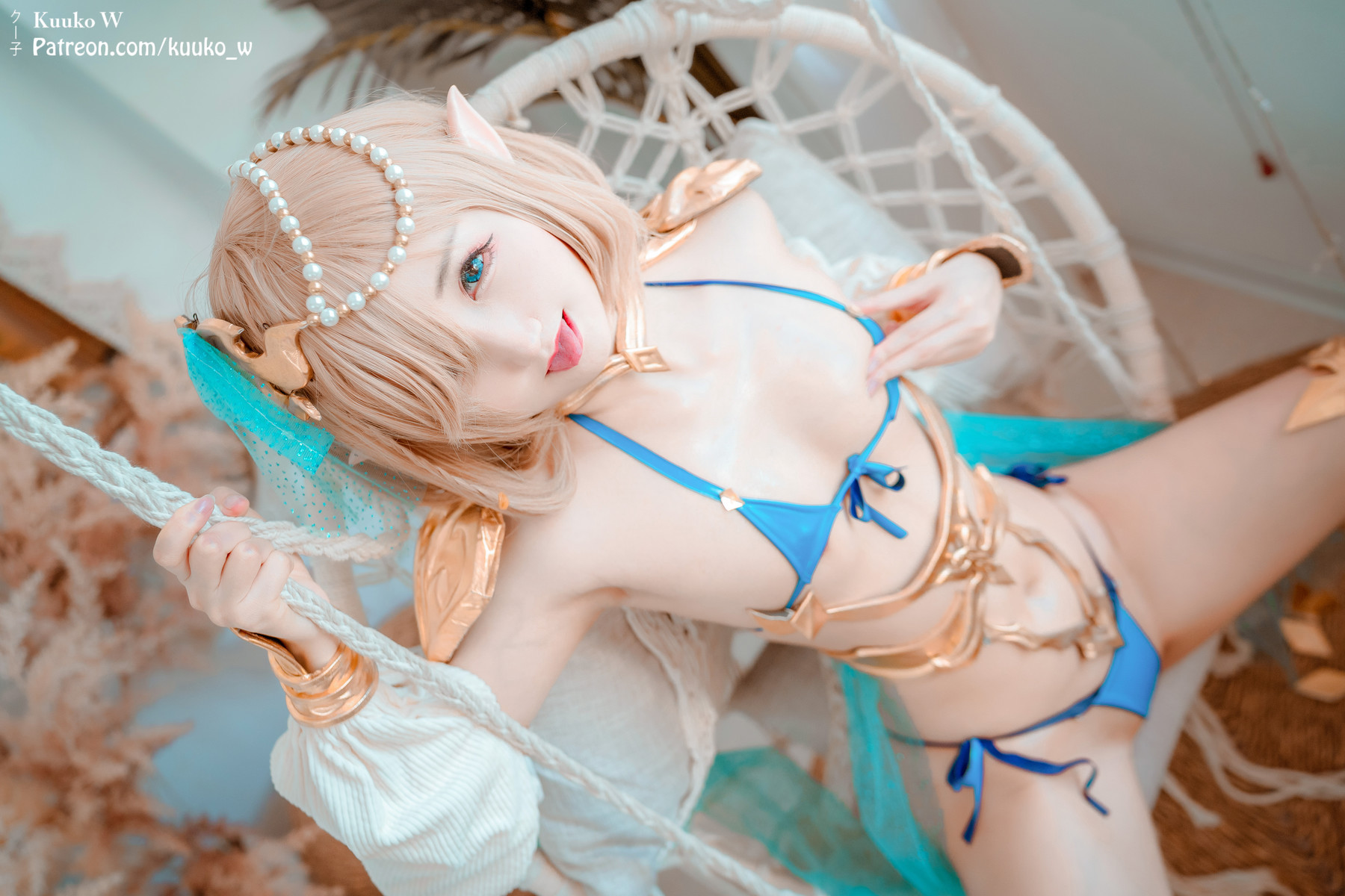 KuukoW-クー子-Cosplay-Elf-Kukuru-03-03