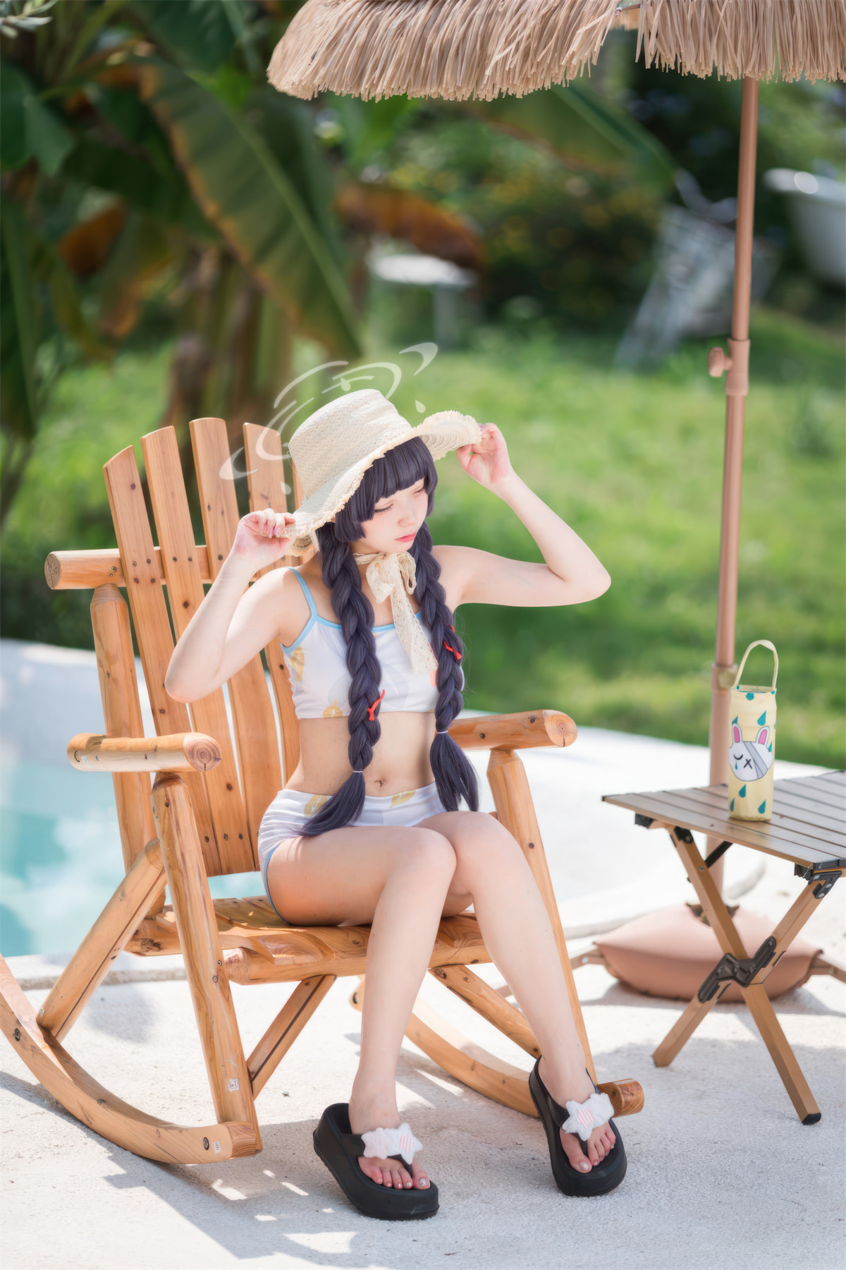 Cosplay-花铃-碧蓝档案-美游泳装-09-16