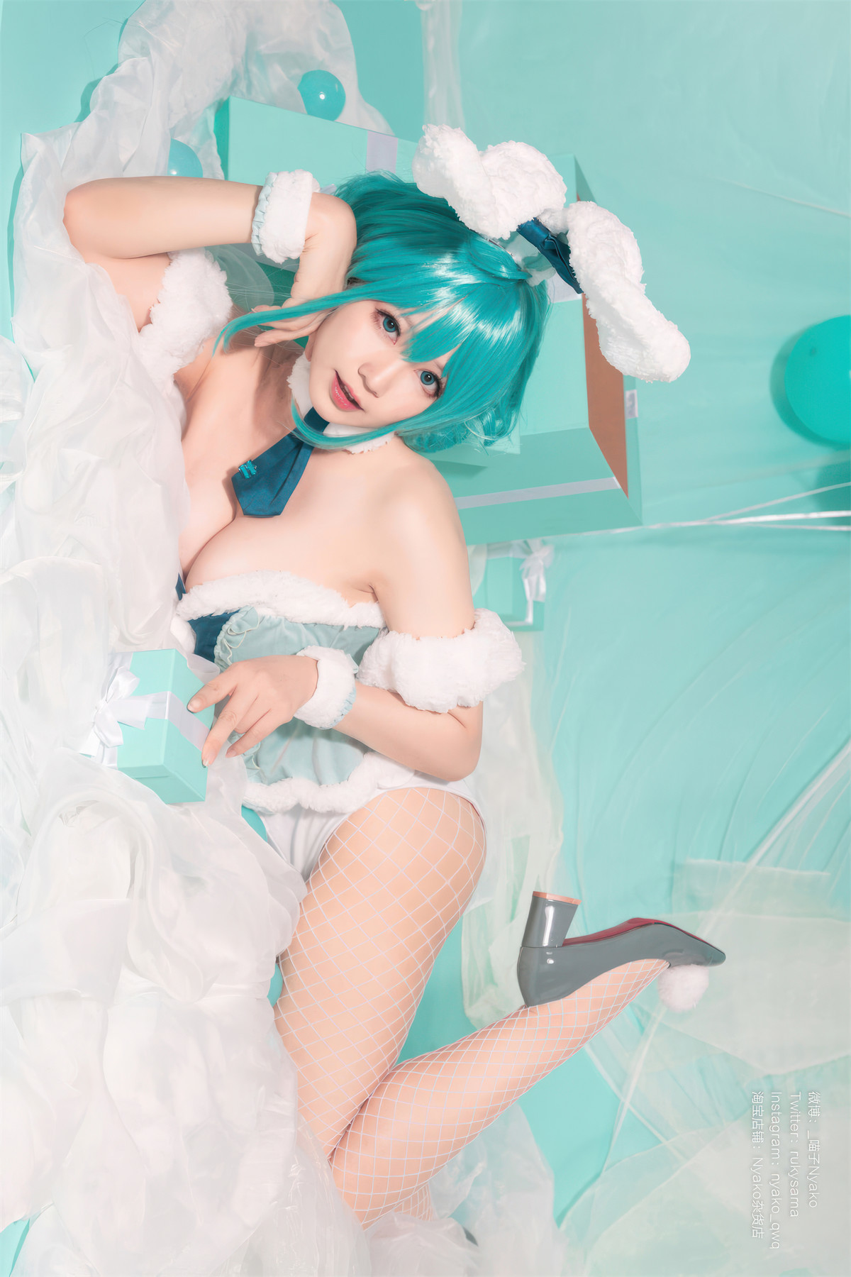 Cosplay-Nyako喵子-初音白兔-04-20
