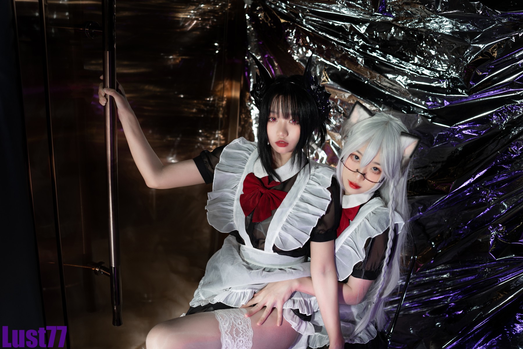 Cosplay-柒柒要乖哦-女仆の惩戒课-Set01-01-30