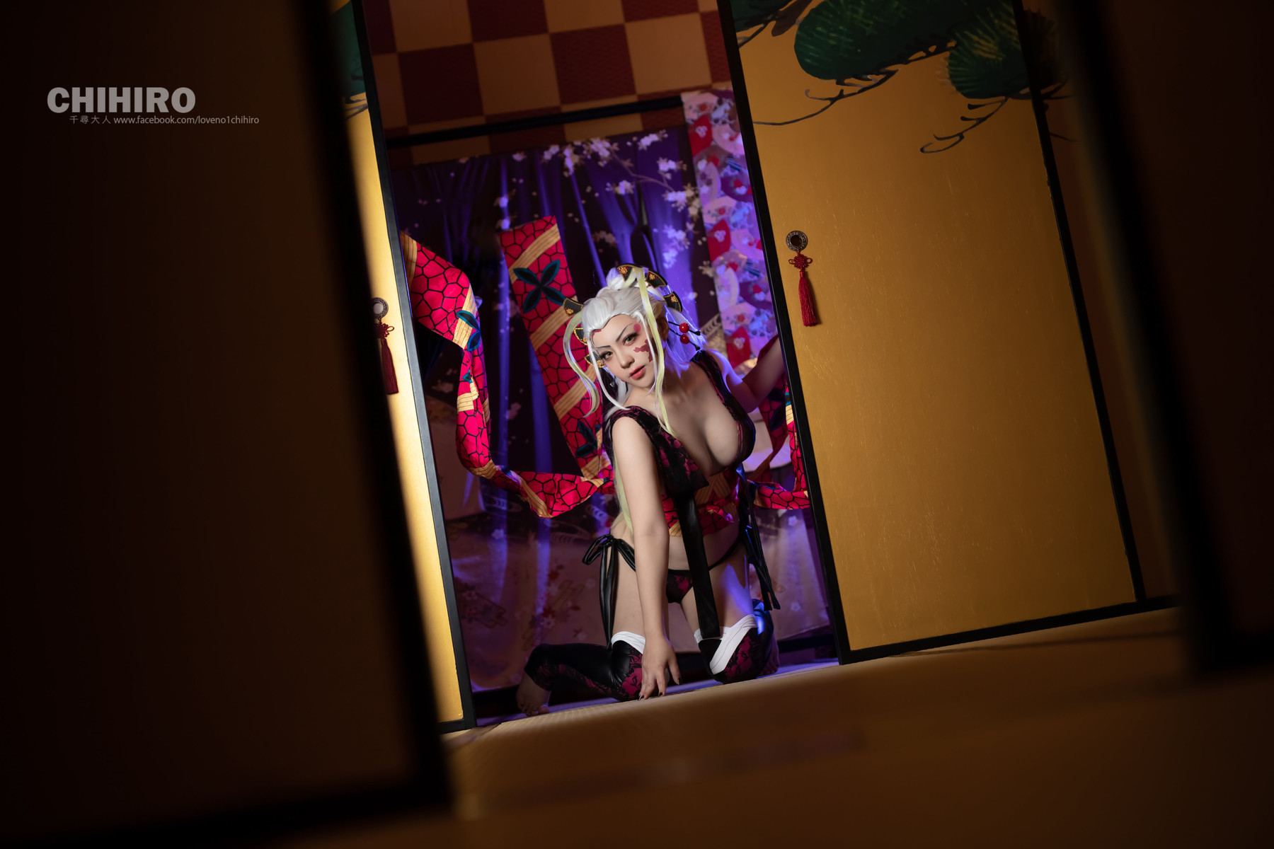 千尋-Chihiro-Chang-Cosplay-堕姫-Daki-8211-Demon-Slayer-03-25