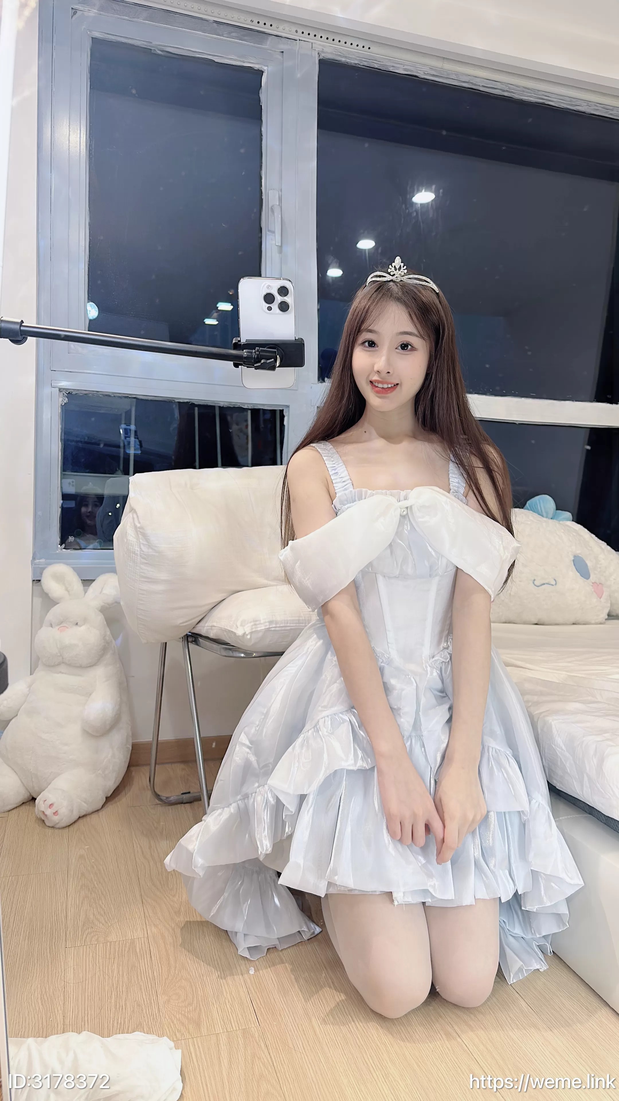 小萌子--NO016-渐变蓝丝袜53P49MB-08-17