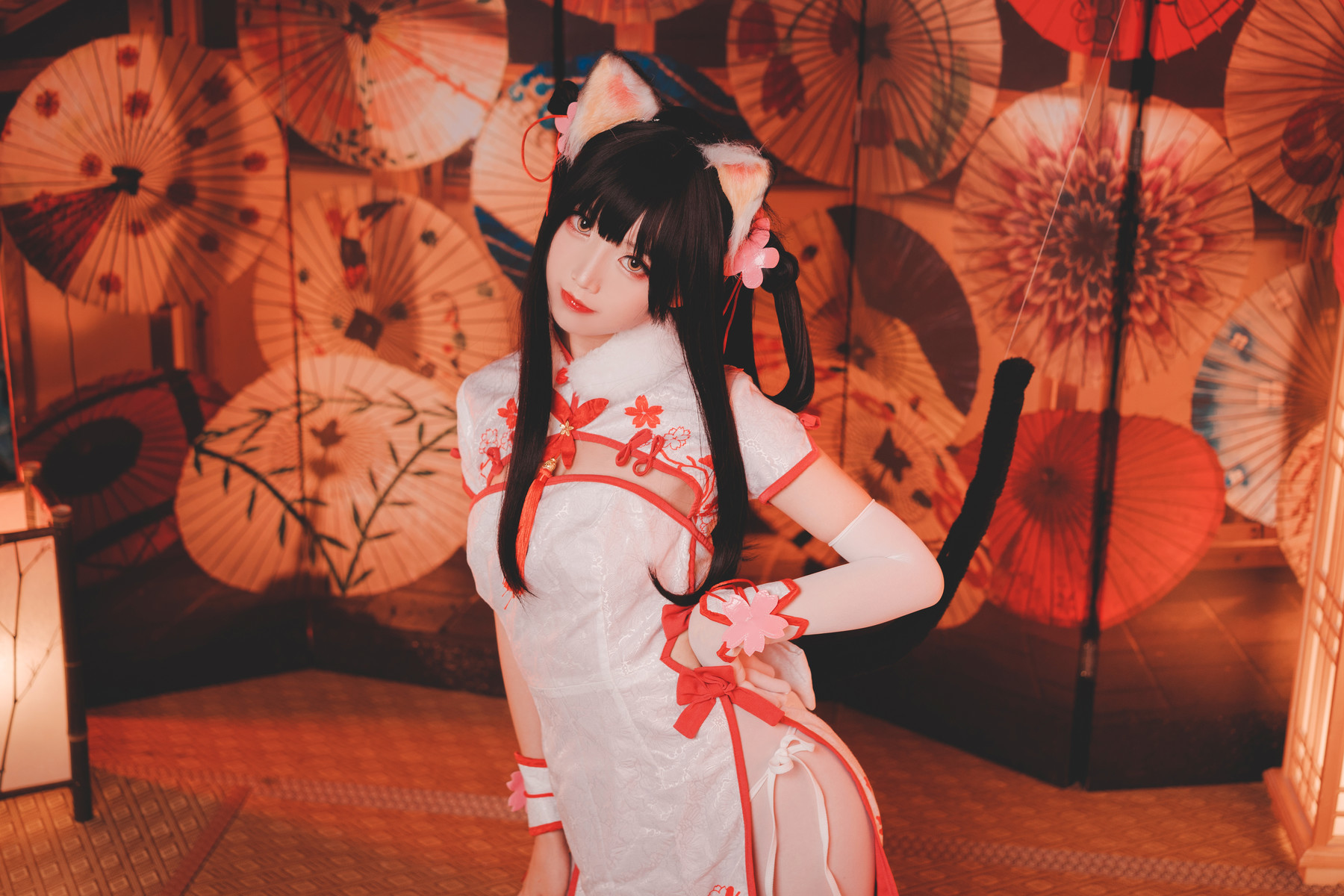 Cosplay-面饼仙儿-夕暮-斯卡哈女仆-11-28