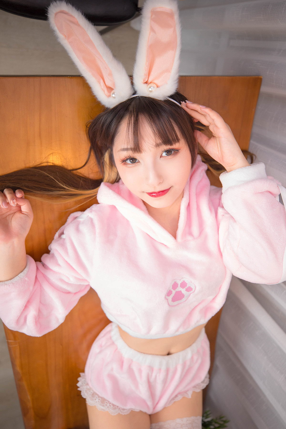 Cosplay-神楽坂真冬-绝对企画-兔子少女-ウサギタイム-Set01-12-02