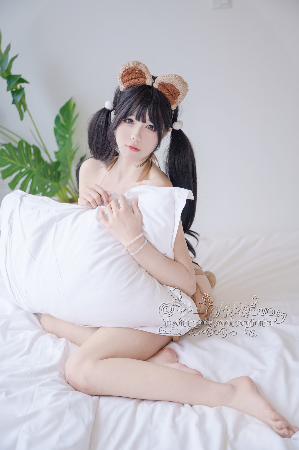 Cosplay-黏黏团子兔-小熊睡衣-10-01