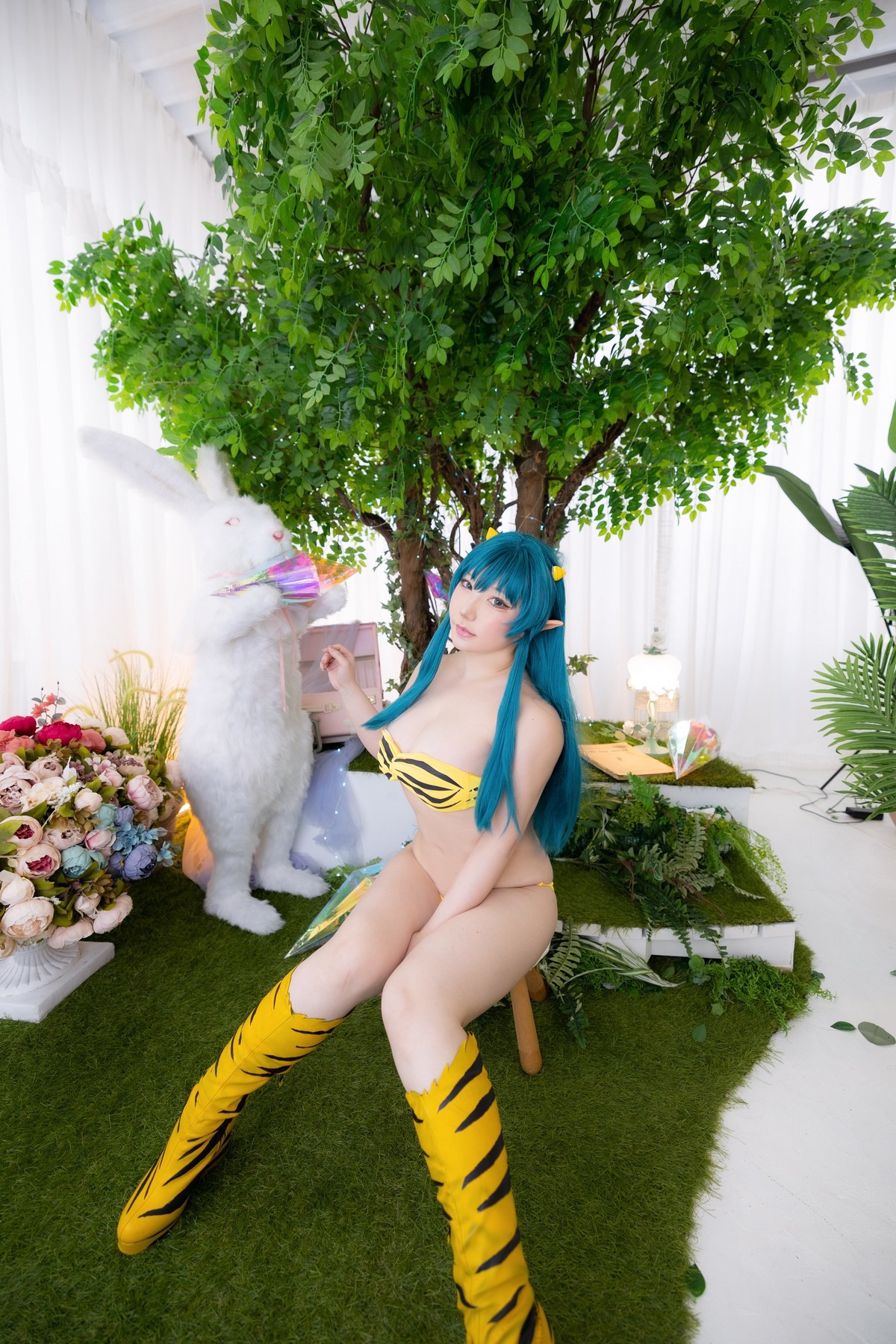 Cosplay-SAKUサク-Lum-ラム-うる星やつら-Set03-02-09