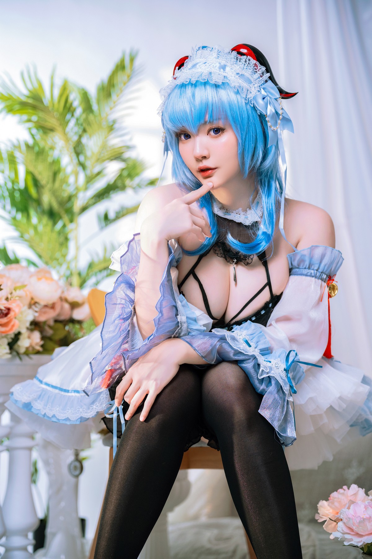 Cosplay-Ying-Tze-甘雨-Ganyu-Maid-12-15