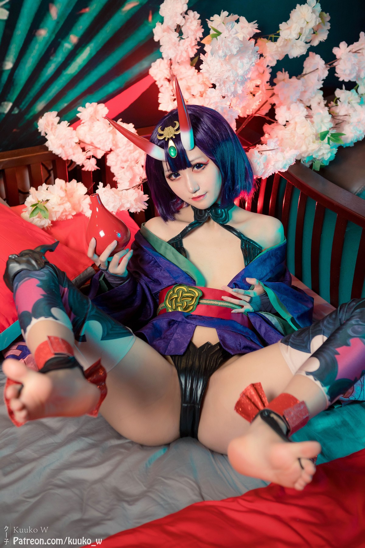 Cosplay-KuukoW-クー子-Shuten-Douji-03-07