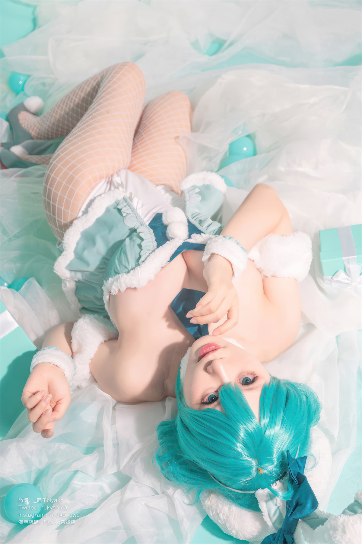Cosplay-Nyako喵子-初音白兔-04-20