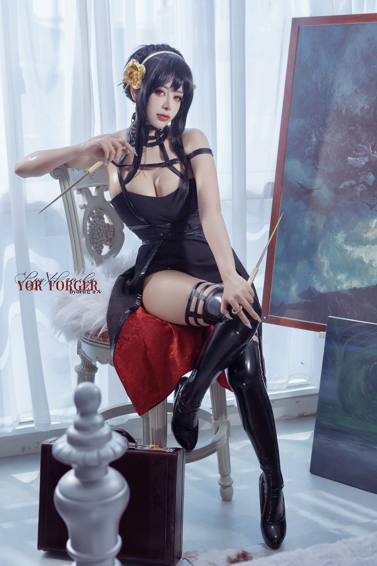 Cosplay-日本性感萝莉Byoru-Yor-Thorn-Princess-03-16