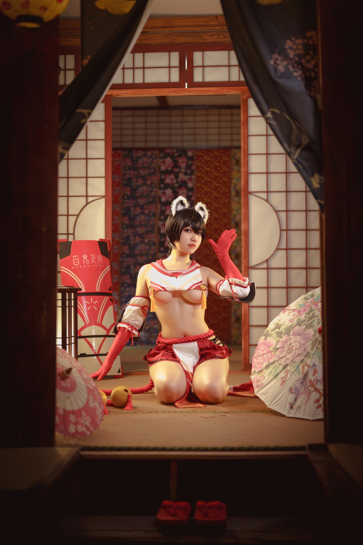 Ganlory-啊日日-Cosplay-春日ツバキ-Kasuga-Tsubaki-08-31