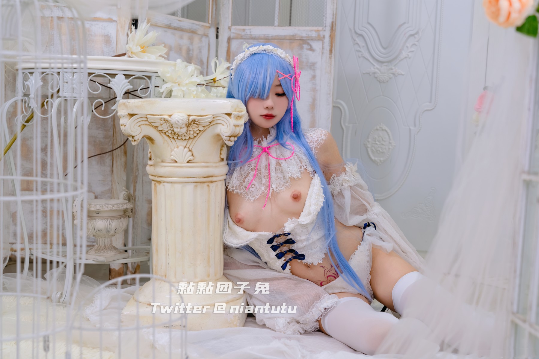 Cosplay-黏黏团子兔-长发蕾姆-02-26