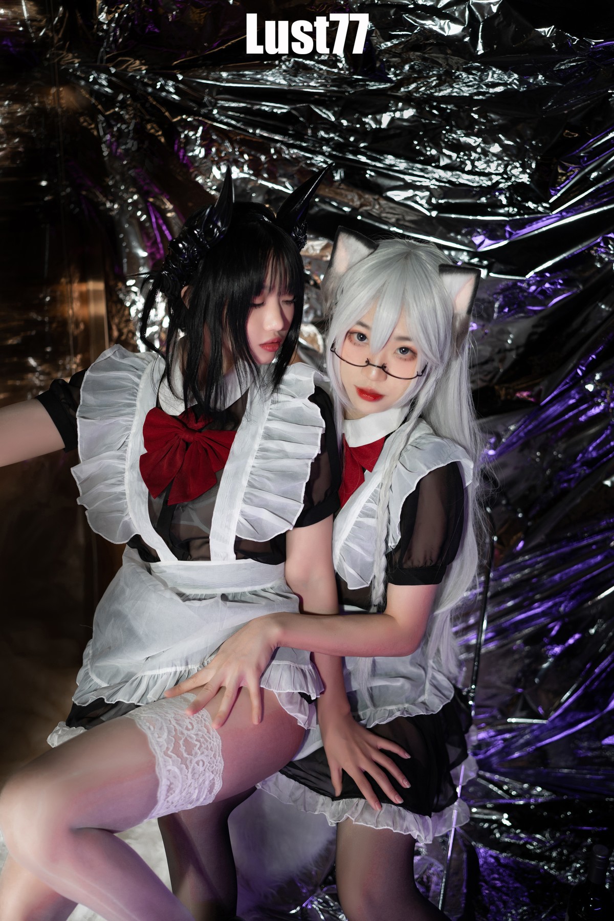 Cosplay-柒柒要乖哦-女仆の惩戒课-Set01-01-30