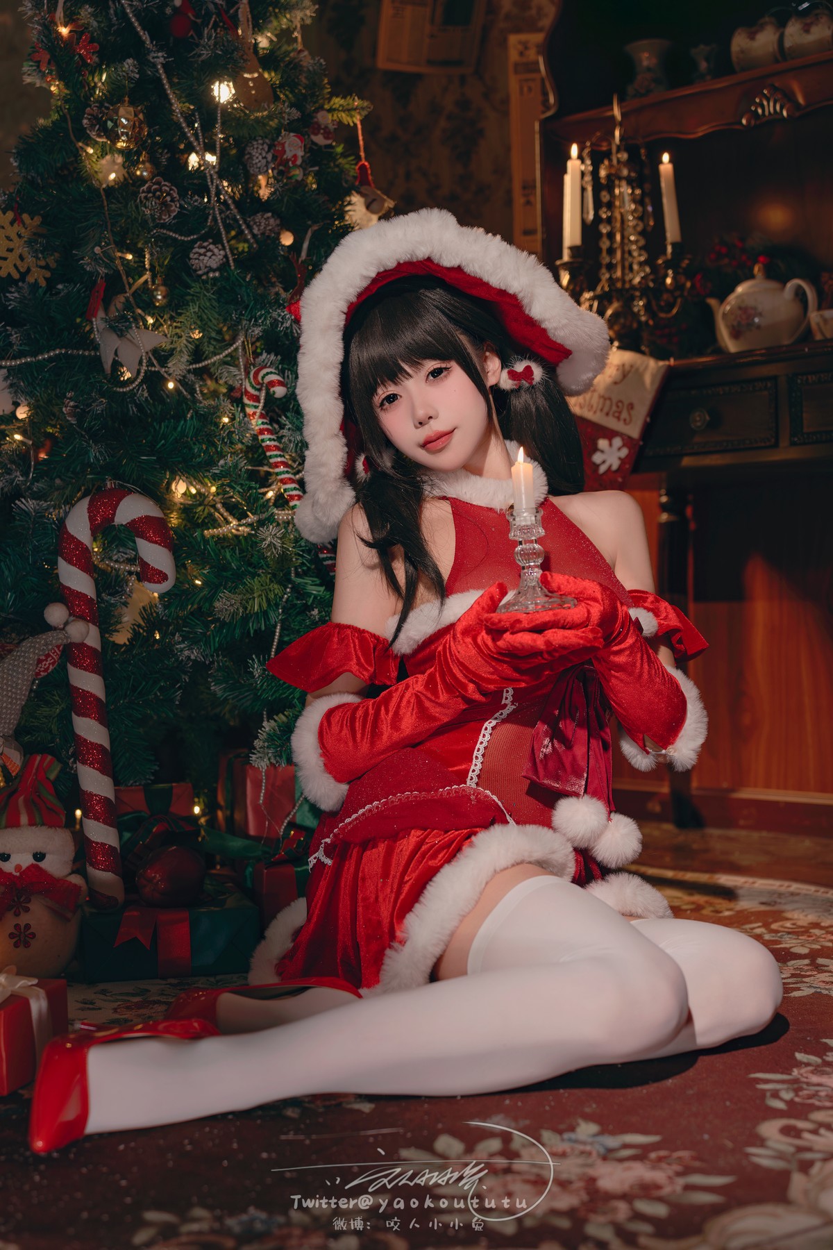 Cosplay-黏黏团子兔-魔女圣诞夜-Christmas-Eve-Set01-12-22
