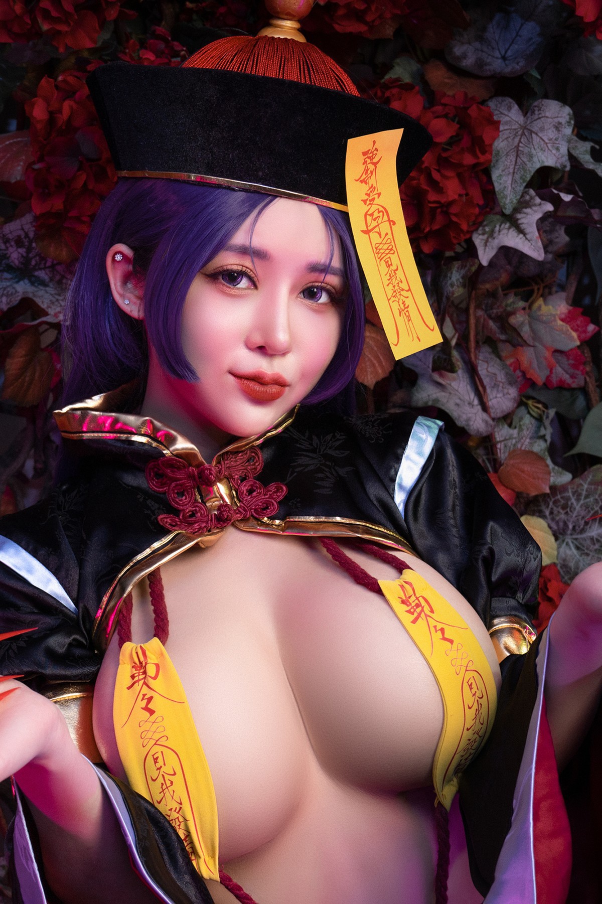 菰蒲風動縱斜影殭屍奶光安希膣得液滿見我發情香希趕屍霊幻道士-X-最胸妖怪キョンシー-Zombie-sex-folklore-Set01-08-18