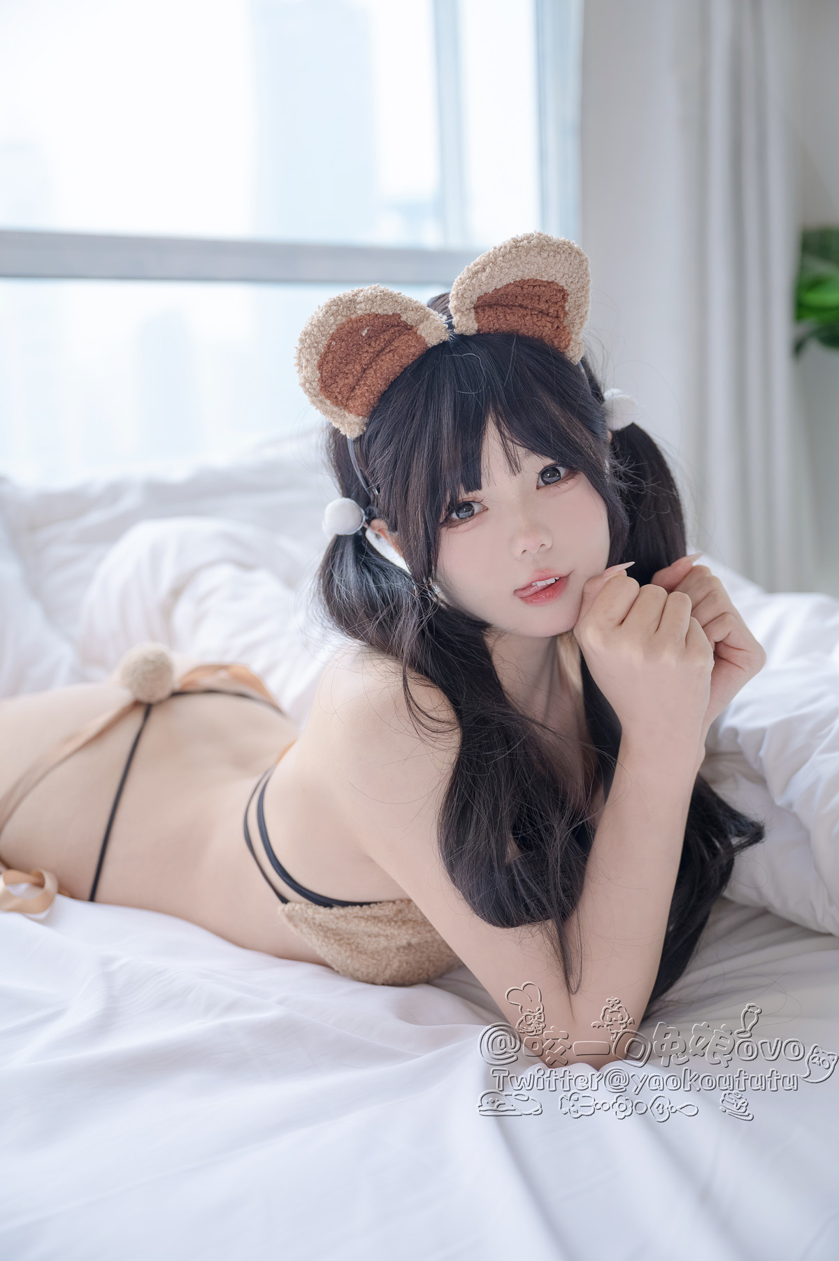 Cosplay-黏黏团子兔-小熊睡衣-10-01