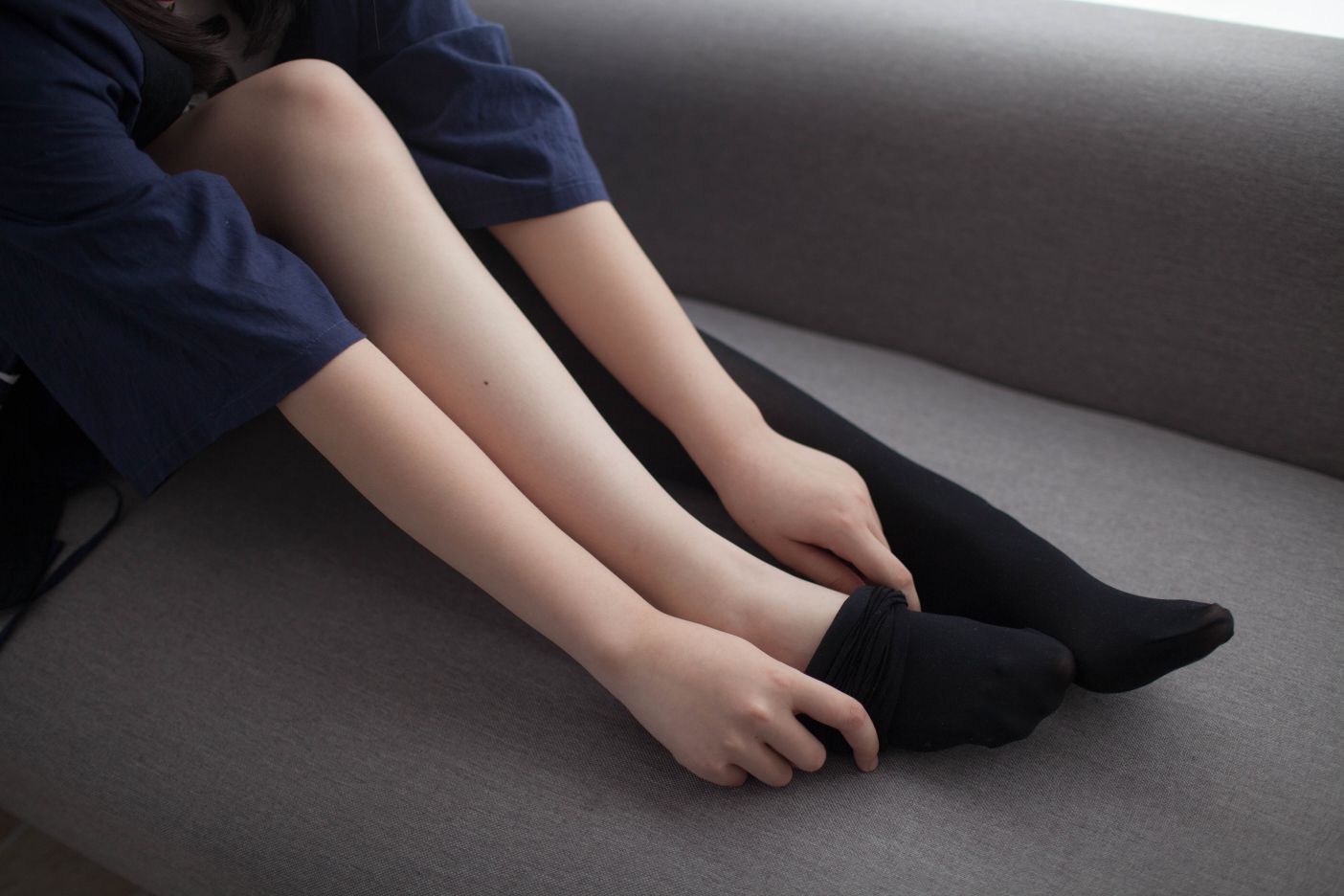 少女秩序写真-vol006-沙发过膝黑丝55P-01-10