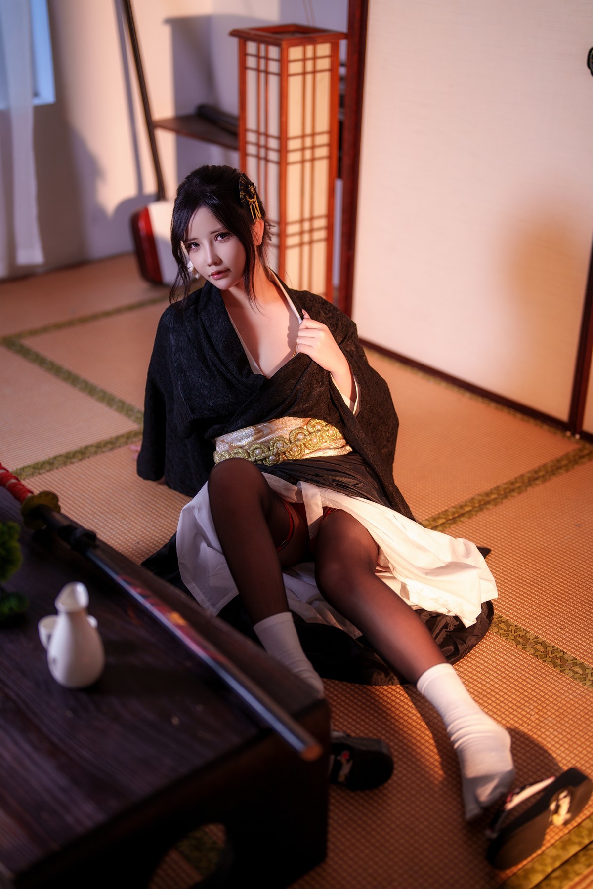 Cosplay-抱走莫子aa-未亡人太太-10-18