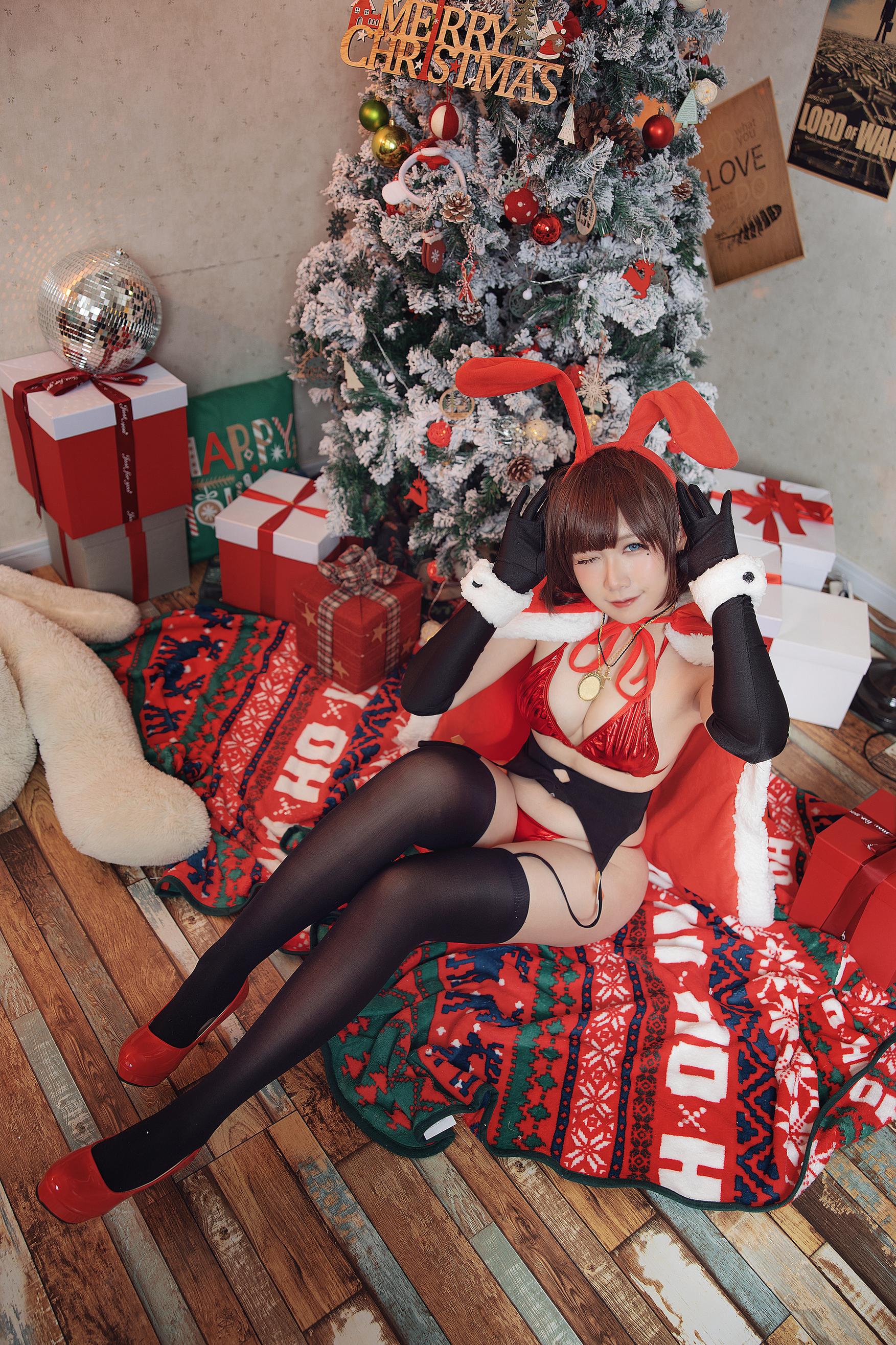 018-麻花酱---圣诞兔子大图22P-349MB-08-31