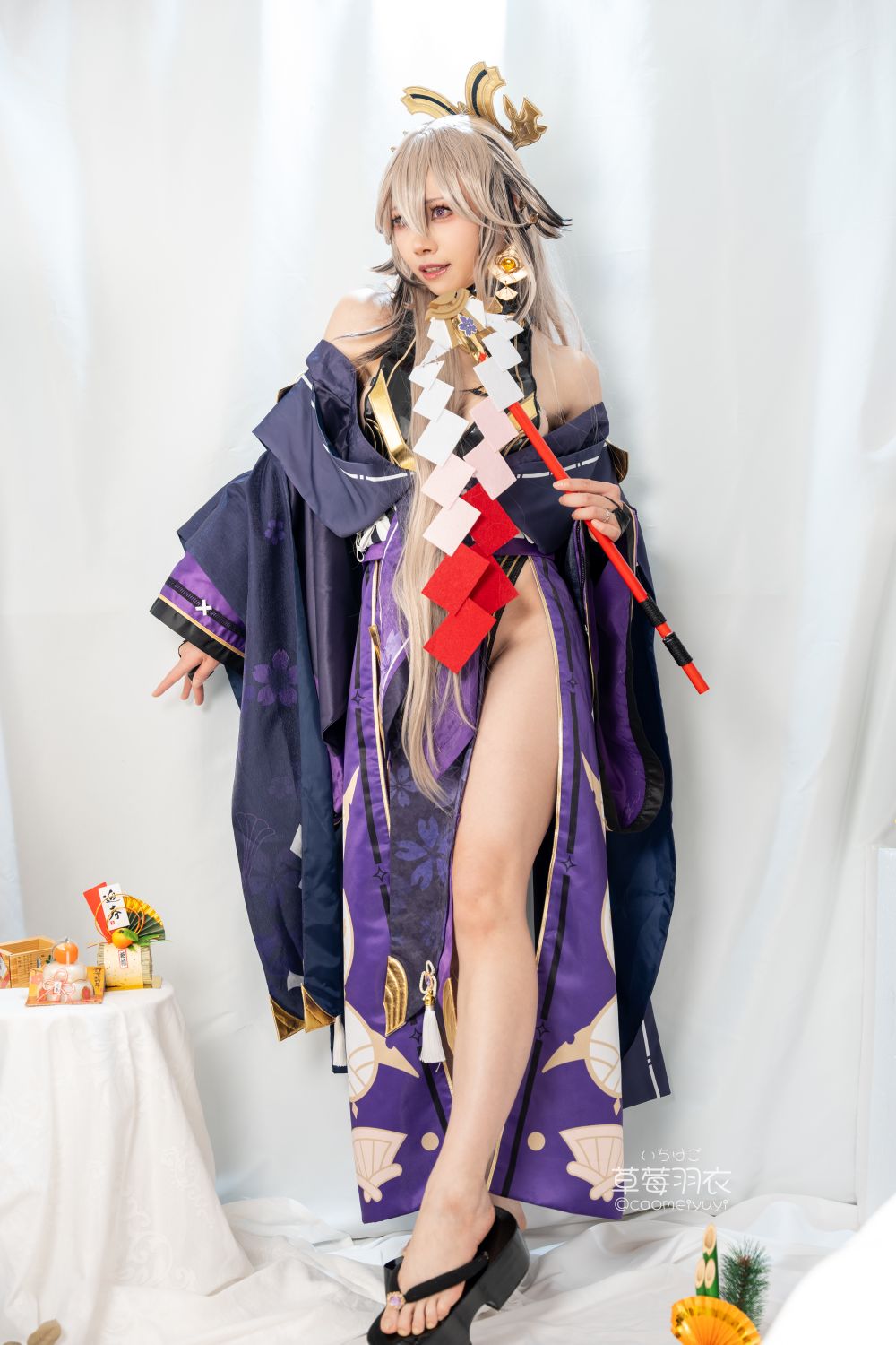 草莓羽衣T2黒ギャル八重神子墨桜色の夜笙雅芸-03-01