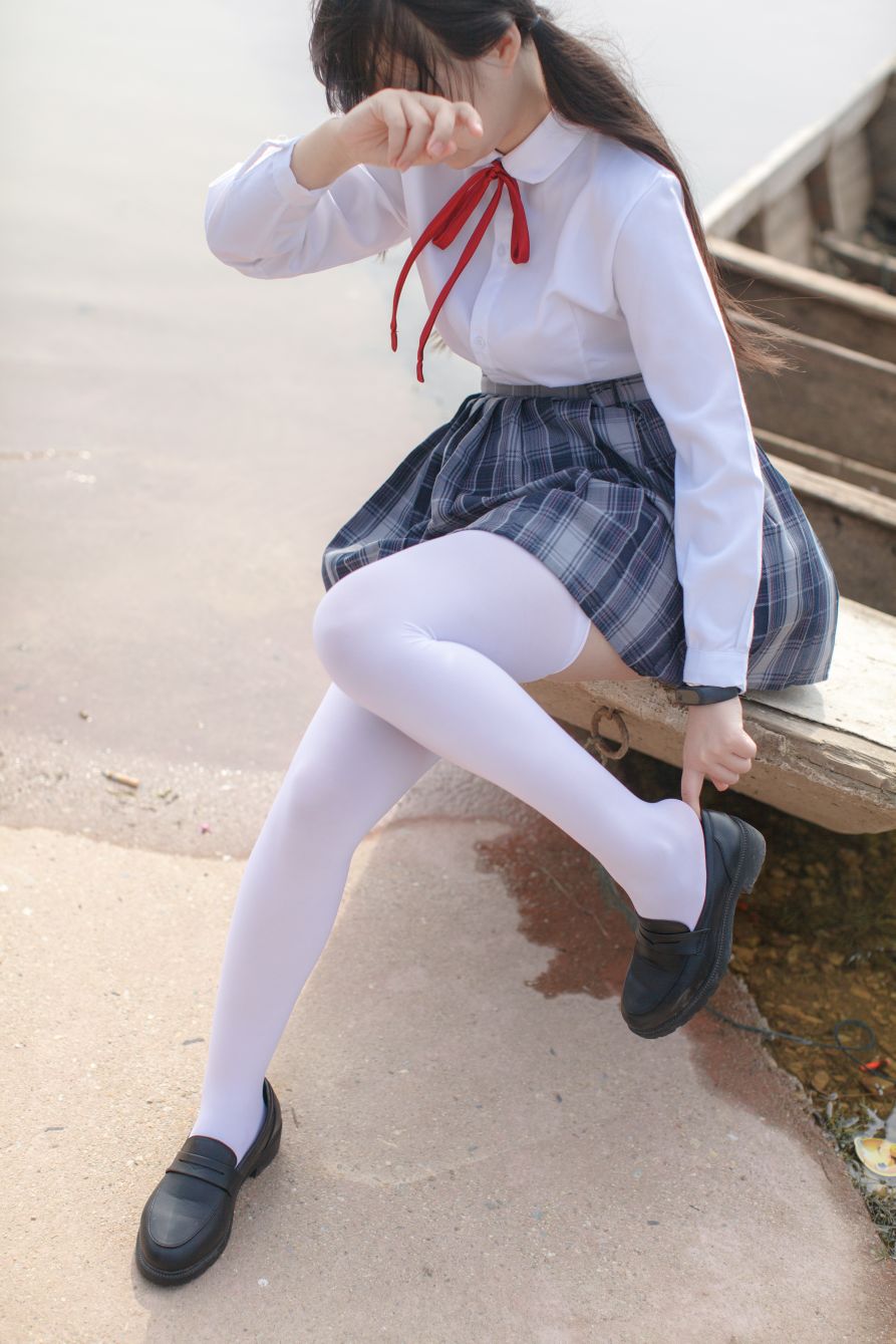 少女秩序写真-EXvol002-白丝格子裙80P-8426M-01-07