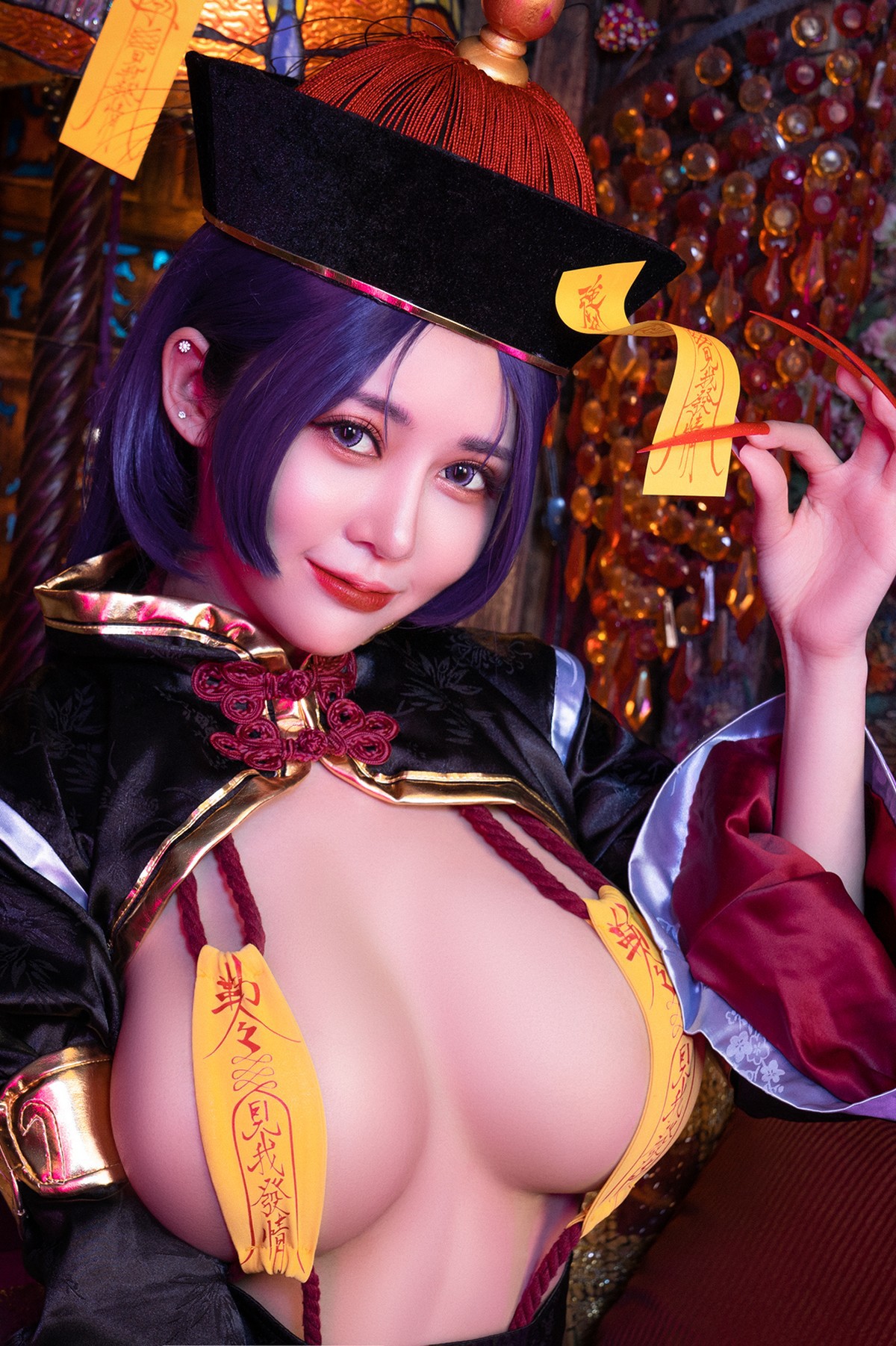 菰蒲風動縱斜影殭屍奶光安希膣得液滿見我發情香希趕屍霊幻道士-X-最胸妖怪キョンシー-Zombie-sex-folklore-Set01-08-18