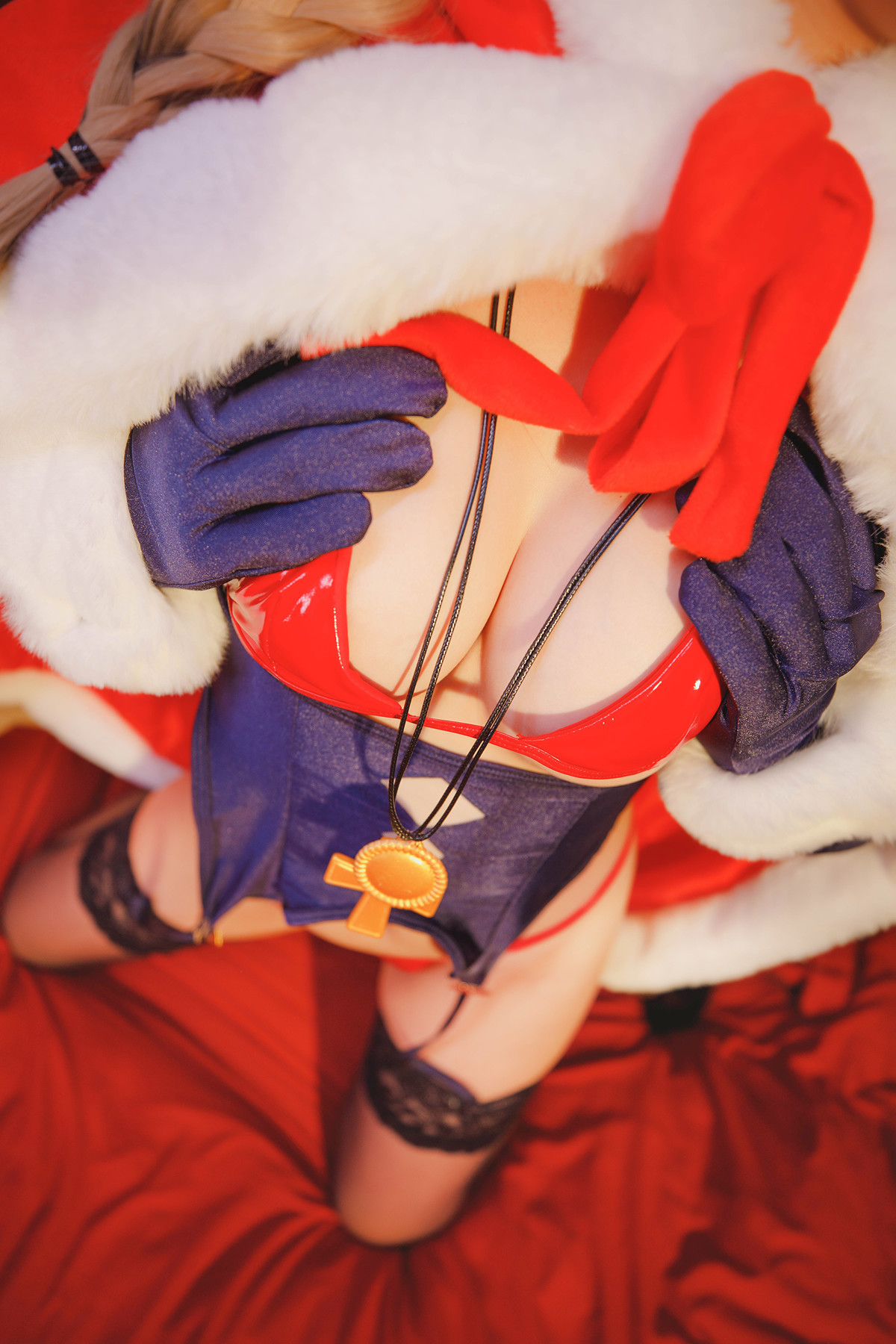 Cosplay-神楽坂真冬-绝对企画-圣诞小鹿鹿の恩返し-Set02-11-07