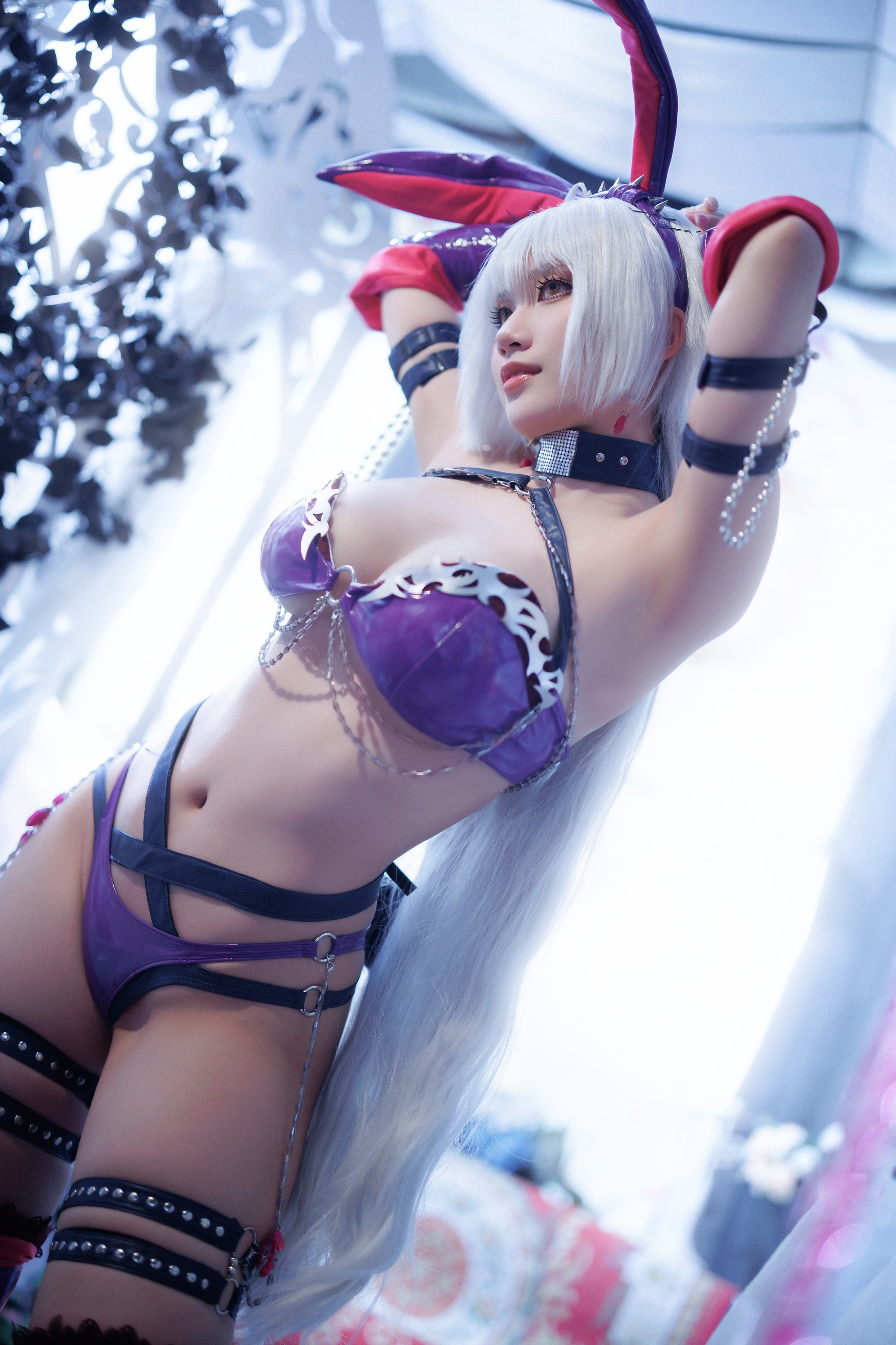 Cosplay-Cien恩恩-黑贞兔女郎泳装-12-20