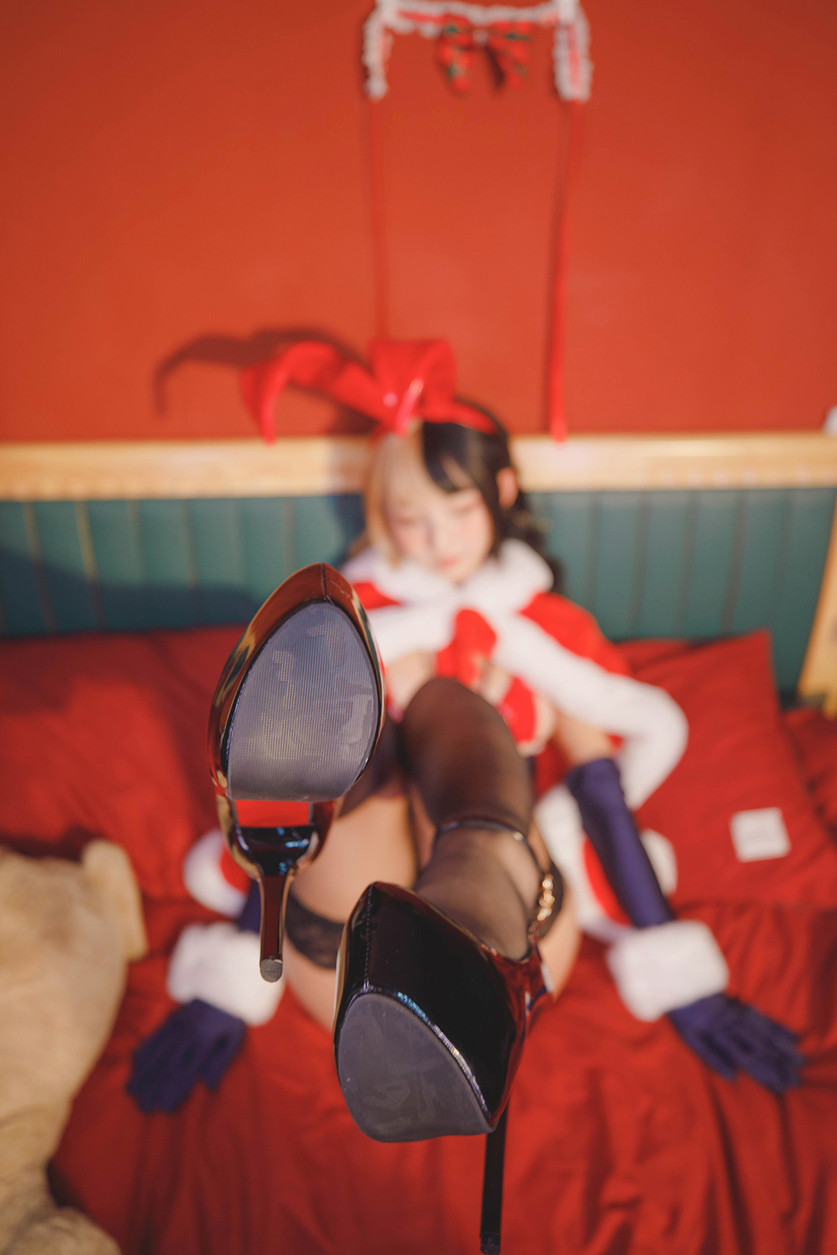 Cosplay-神楽坂真冬-绝对企画-圣诞小鹿鹿の恩返し-Set02-11-07