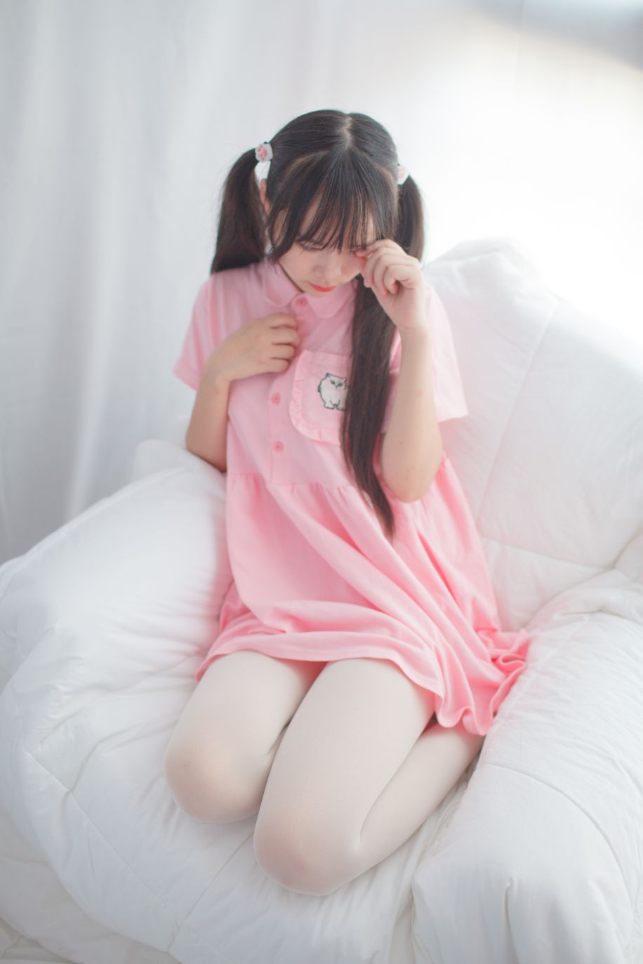 少女秩序写真-EXvol001-白丝粉裙少女56P-3771M-01-07