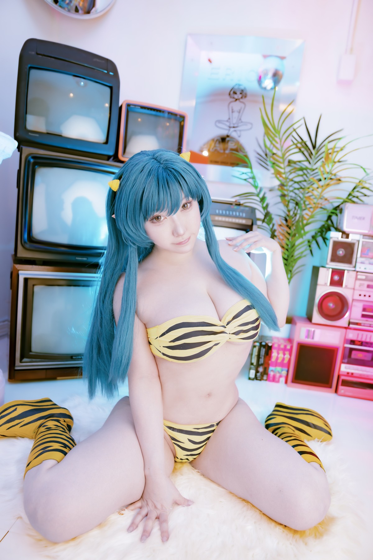 Cosplay-SAKUサク-Lum-ラム-うる星やつら-Set03-02-09