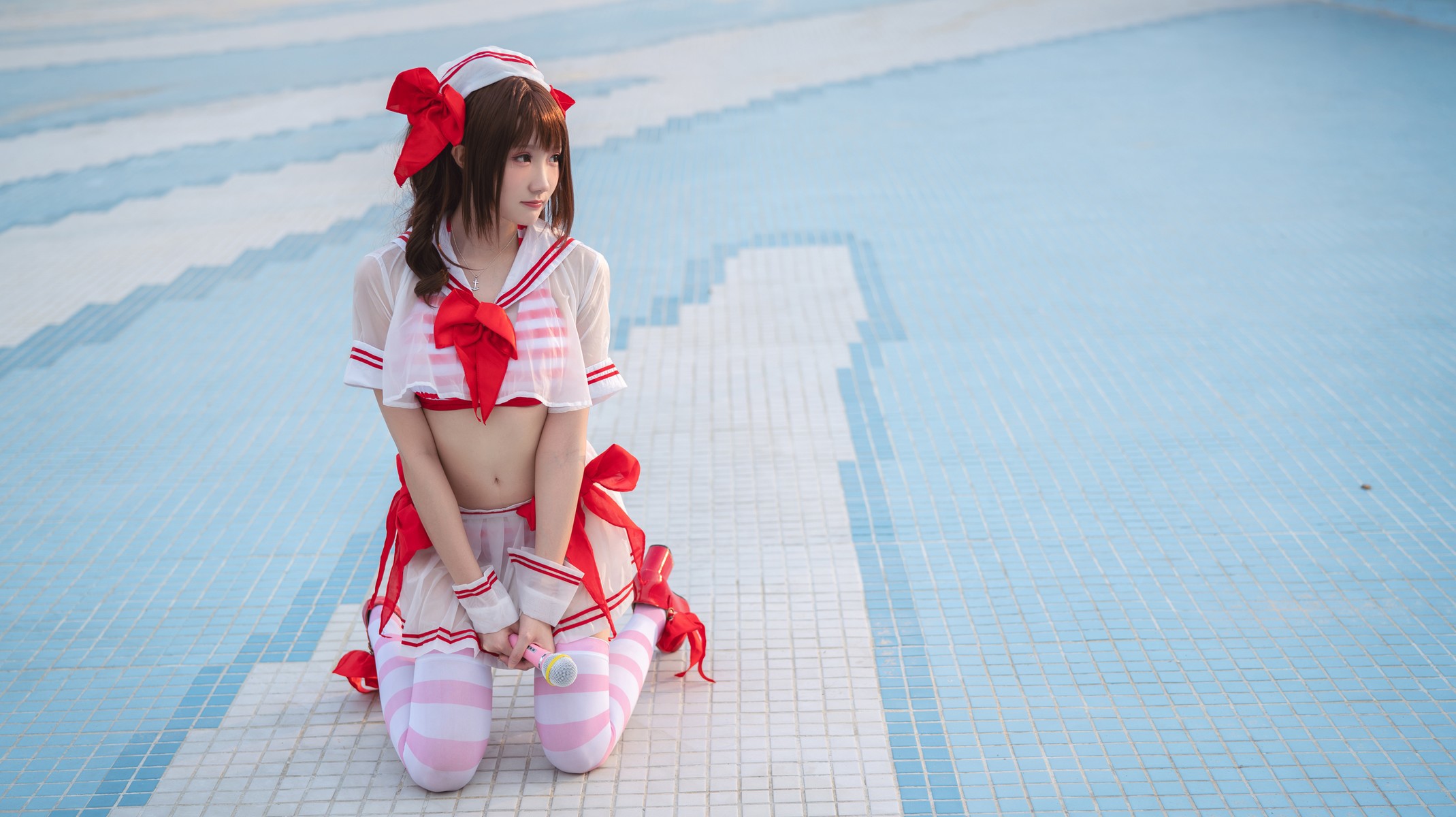 Cosplay-瓜希酱-岛村卯月-泳衣-02-21
