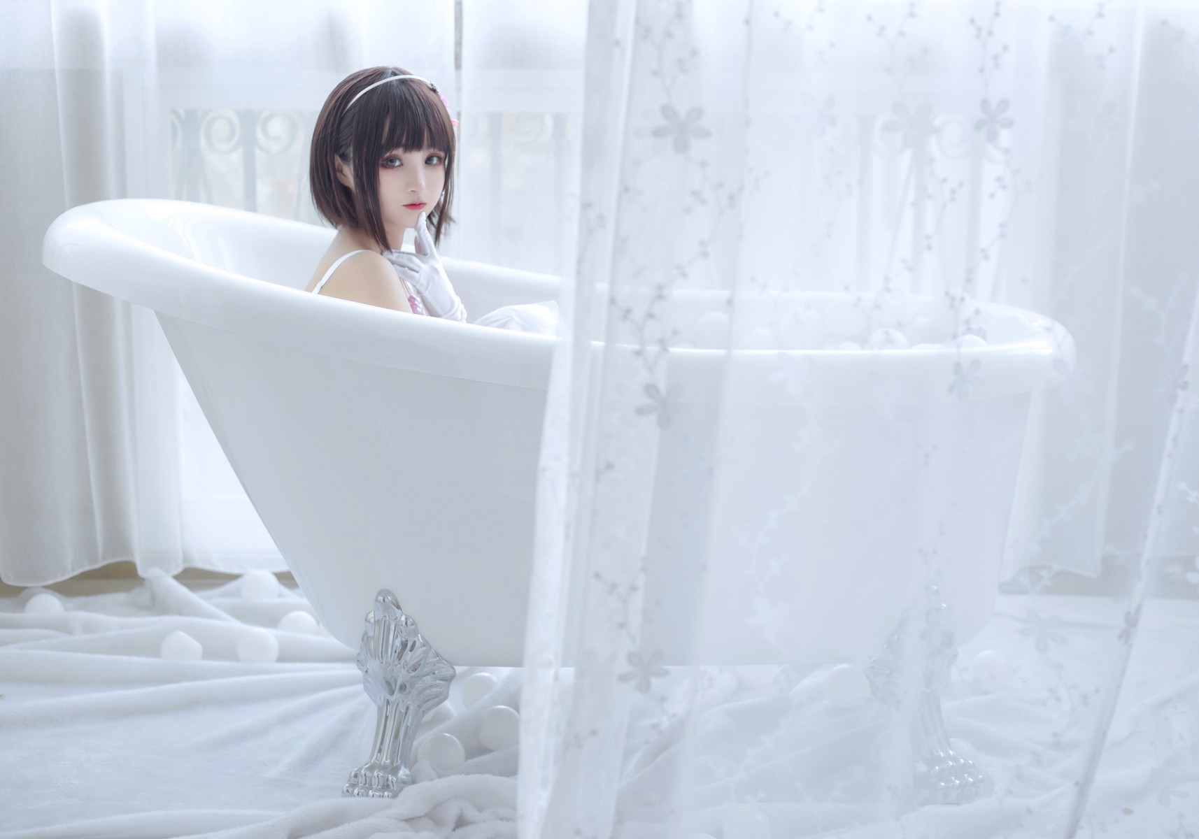 桜井宁宁-Cosplay-加藤惠-Megumi-Kato-09-22