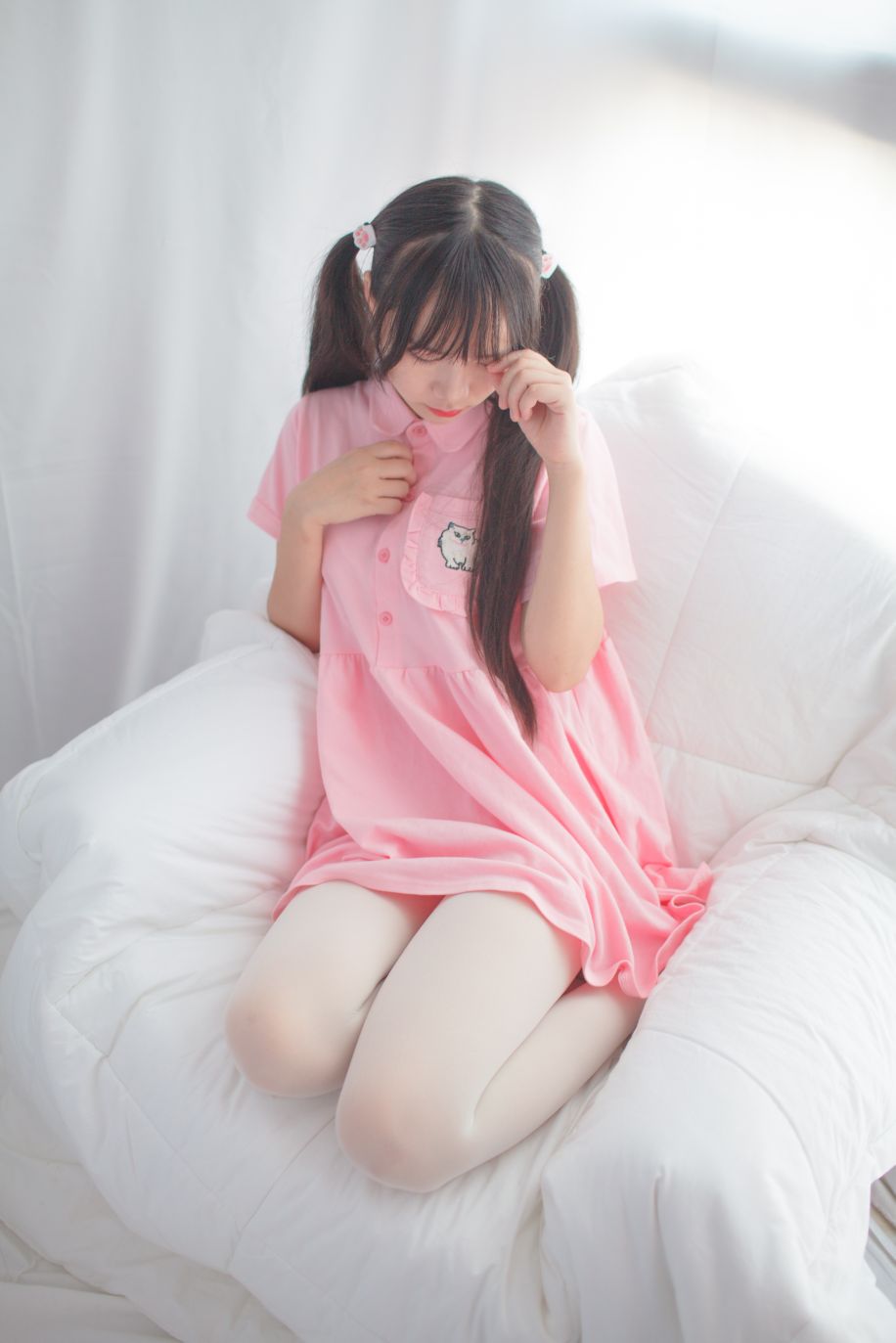 少女秩序写真-EXvol001-白丝粉裙少女56P-3771M-01-07