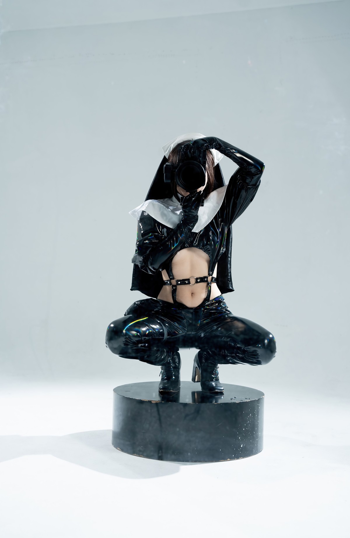 Cosplay-花铃-漆皮修女-02-11