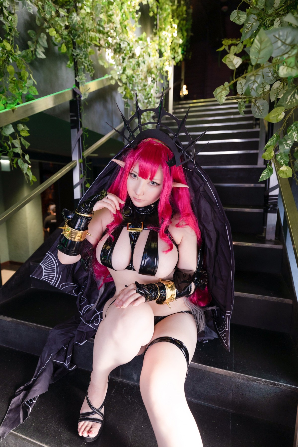 Cosplay-SAKUサク-Morgan-le-Fay-Set05-08-26