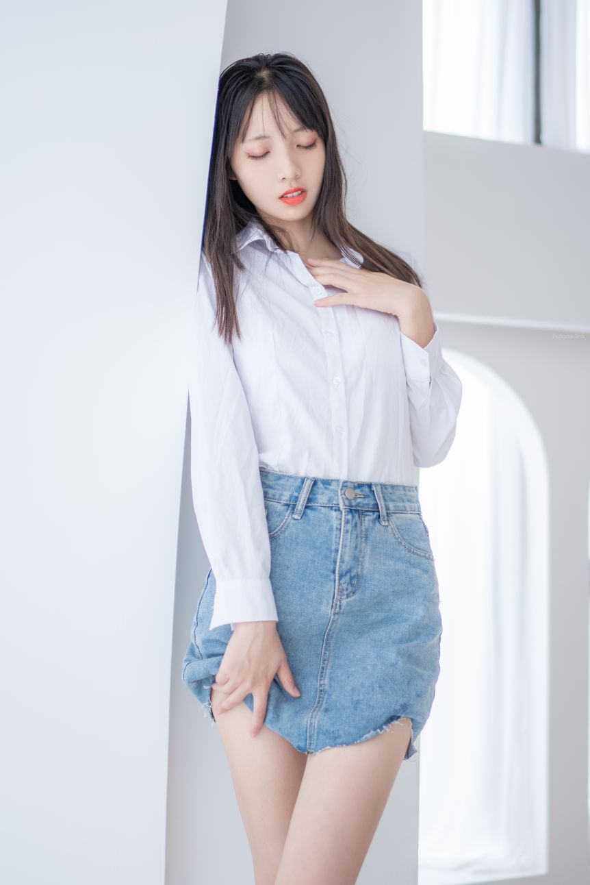 西瓜murmure西瓜少女-2021-04-29-牛仔裙-125P1V-12-19