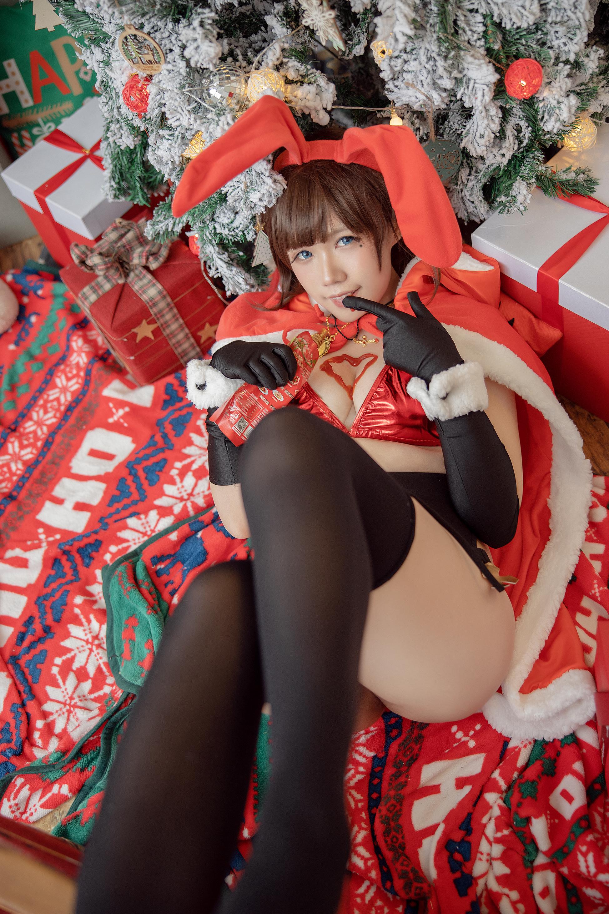 018-麻花酱---圣诞兔子大图22P-349MB-08-31