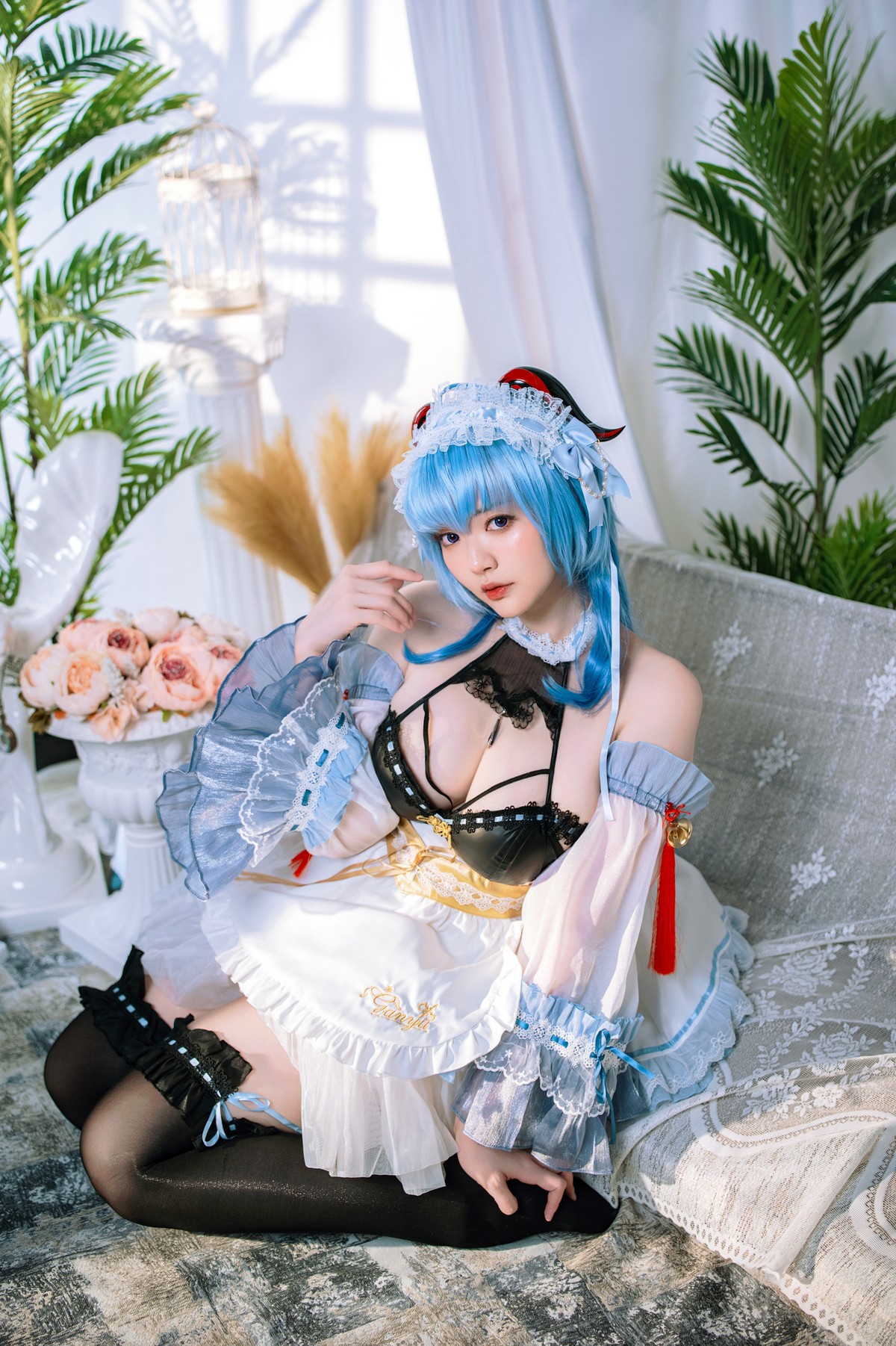 Cosplay-Ying-Tze-甘雨-Ganyu-Maid-12-15