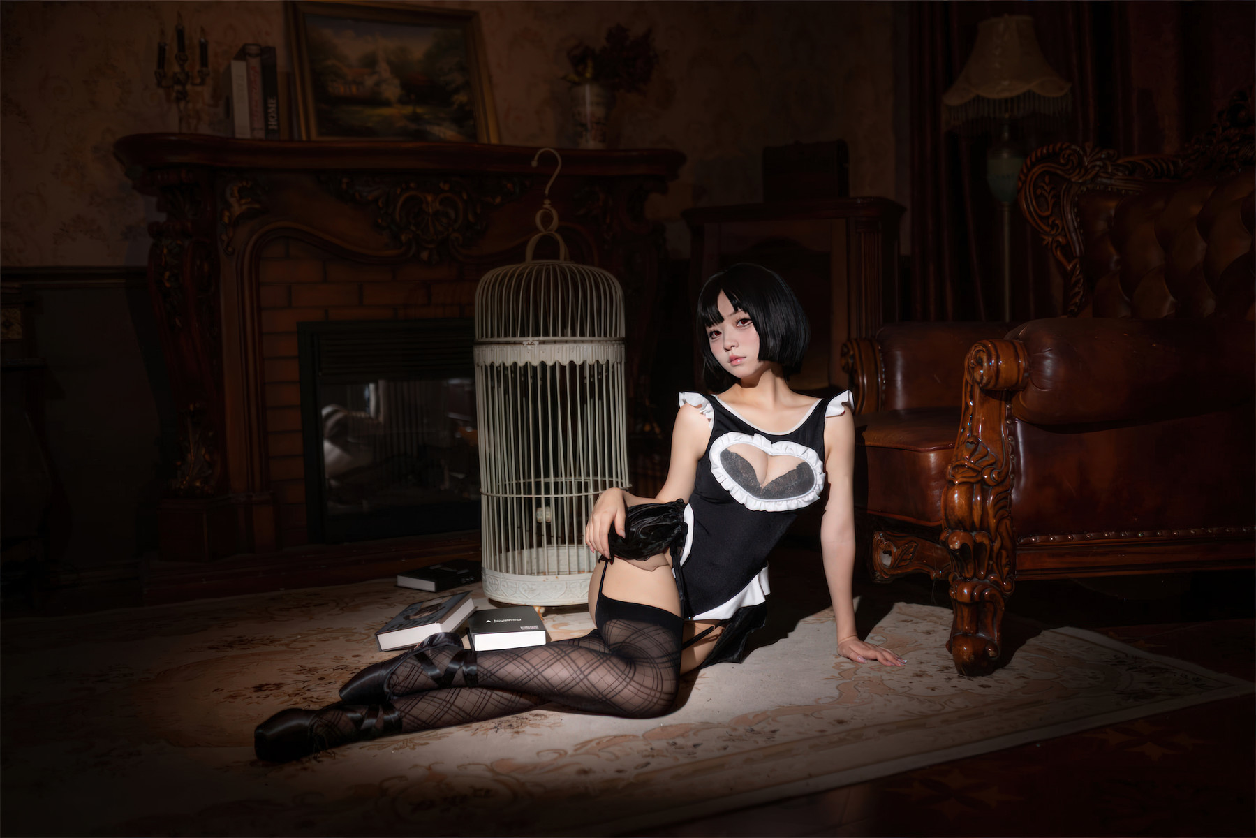 Cosplay-花铃-马戏团芭蕾-吊带袜高叉-12-02