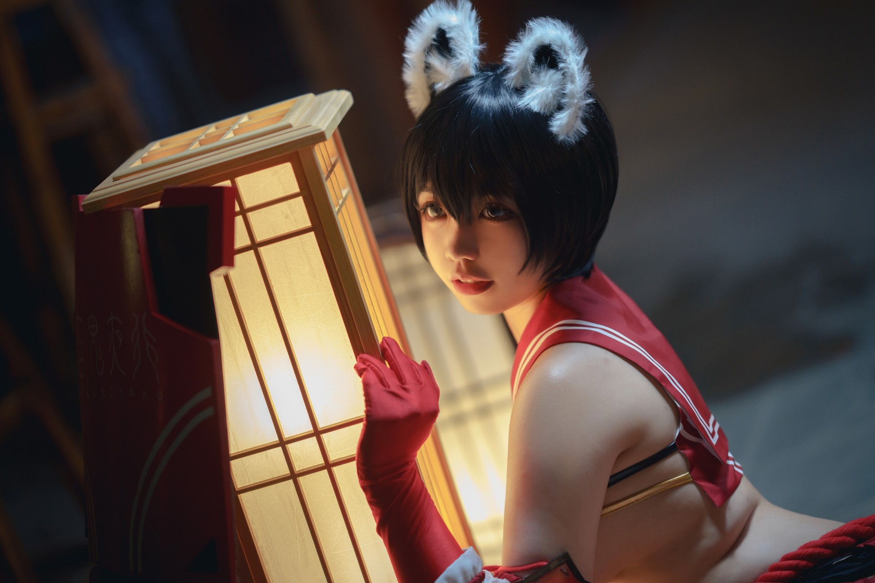 Ganlory-啊日日-Cosplay-春日ツバキ-Kasuga-Tsubaki-08-31