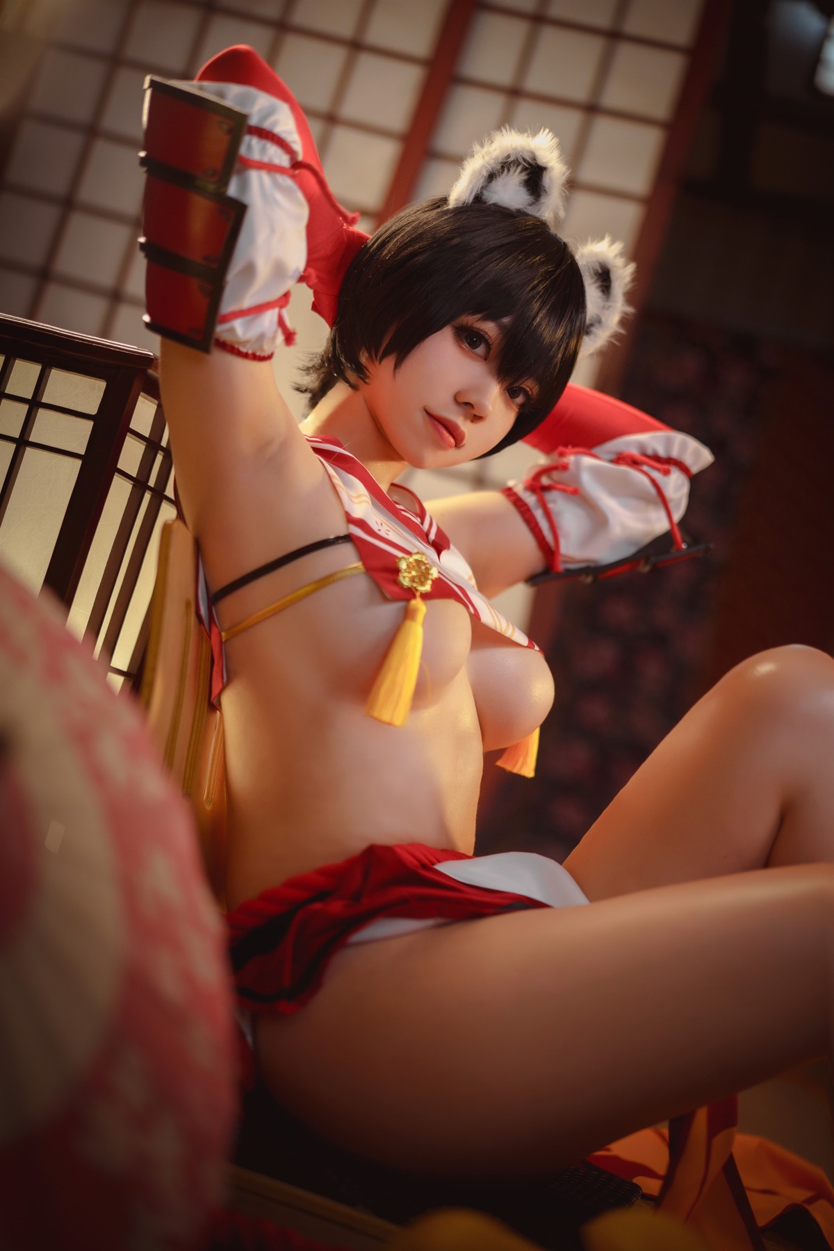Ganlory-啊日日-Cosplay-春日ツバキ-Kasuga-Tsubaki-08-31
