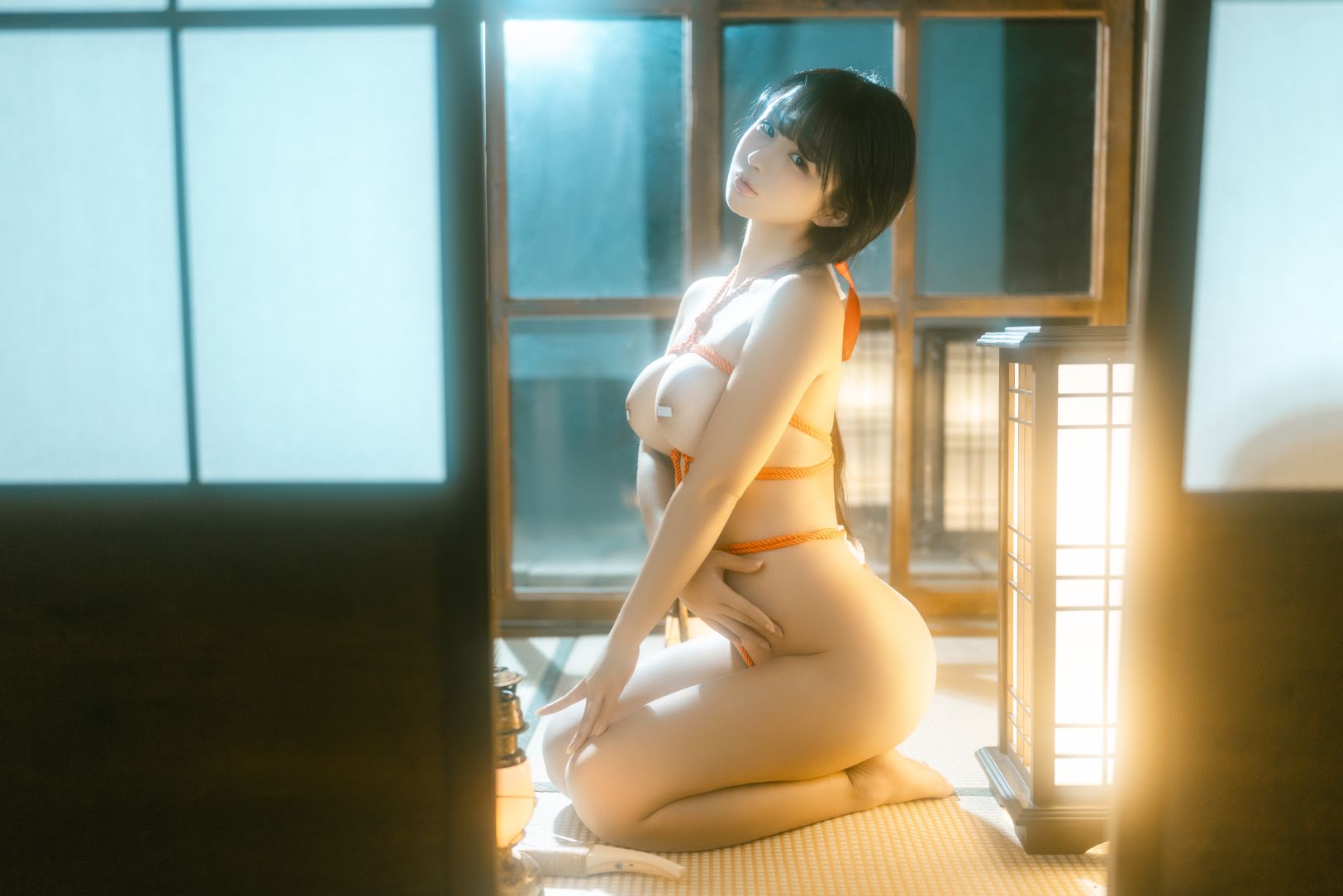 桜井宁宁---绳艺巫女-61P-103GB-05-24