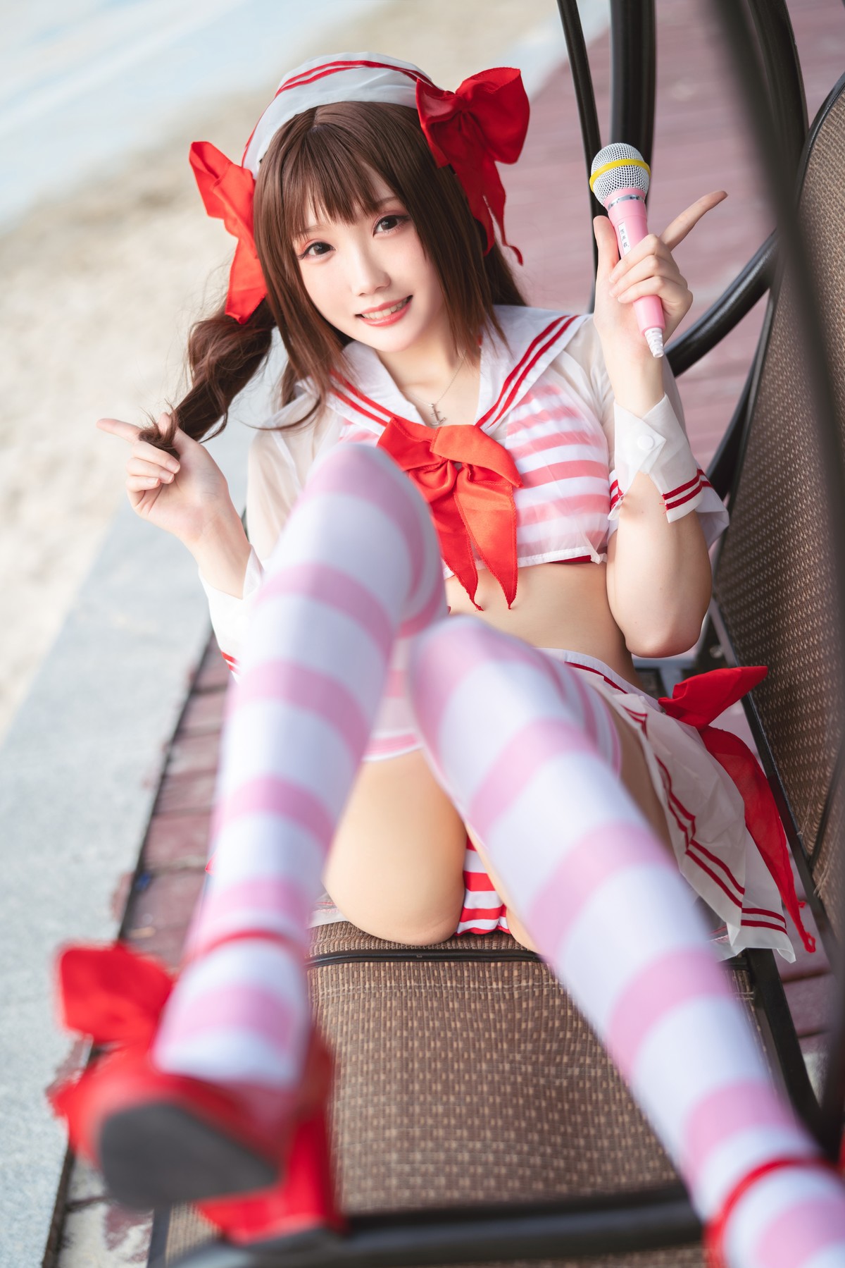 Cosplay-瓜希酱-岛村卯月-泳衣-02-21