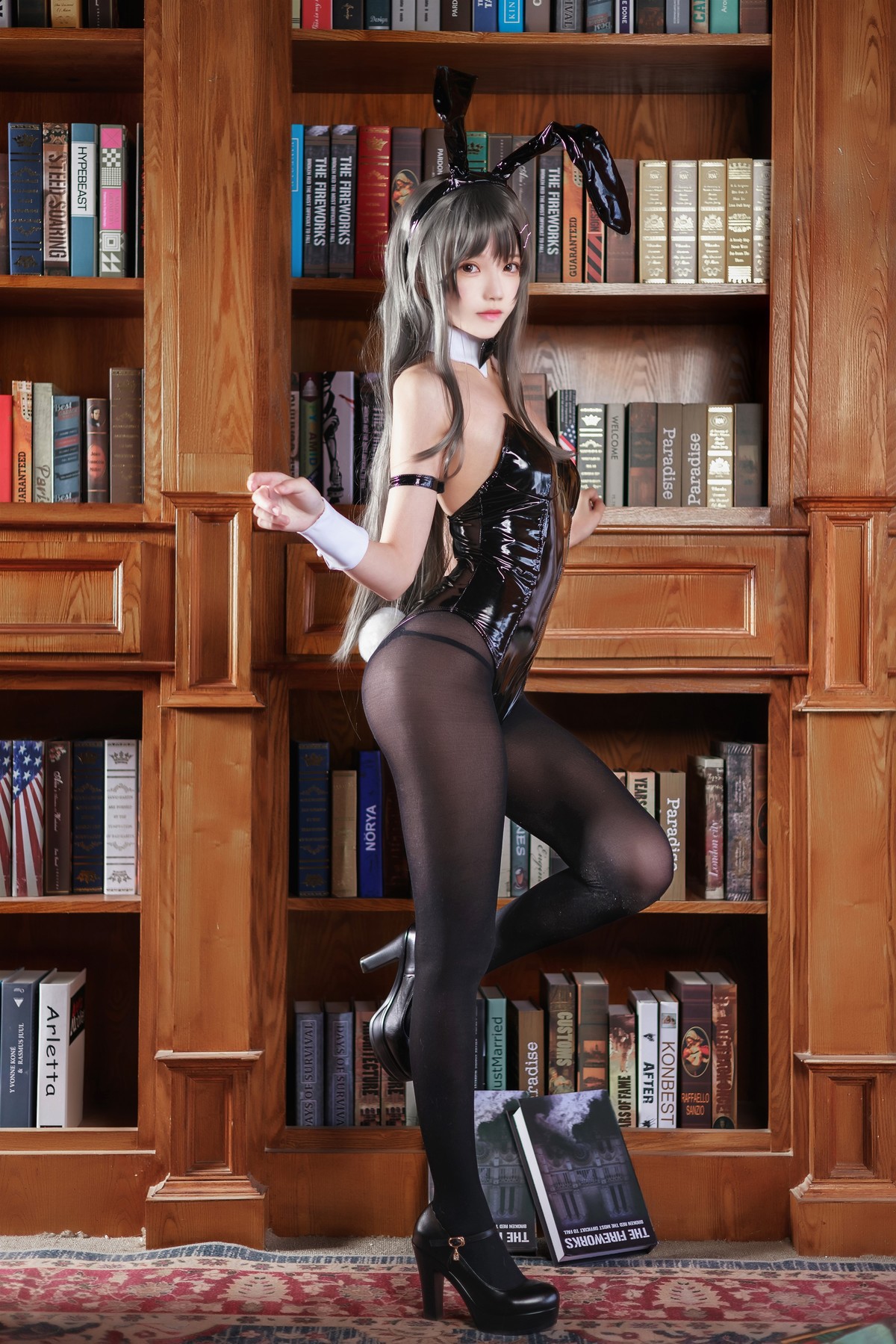 桜桃喵-Cosplay-樱岛麻衣兔女郎-12-26