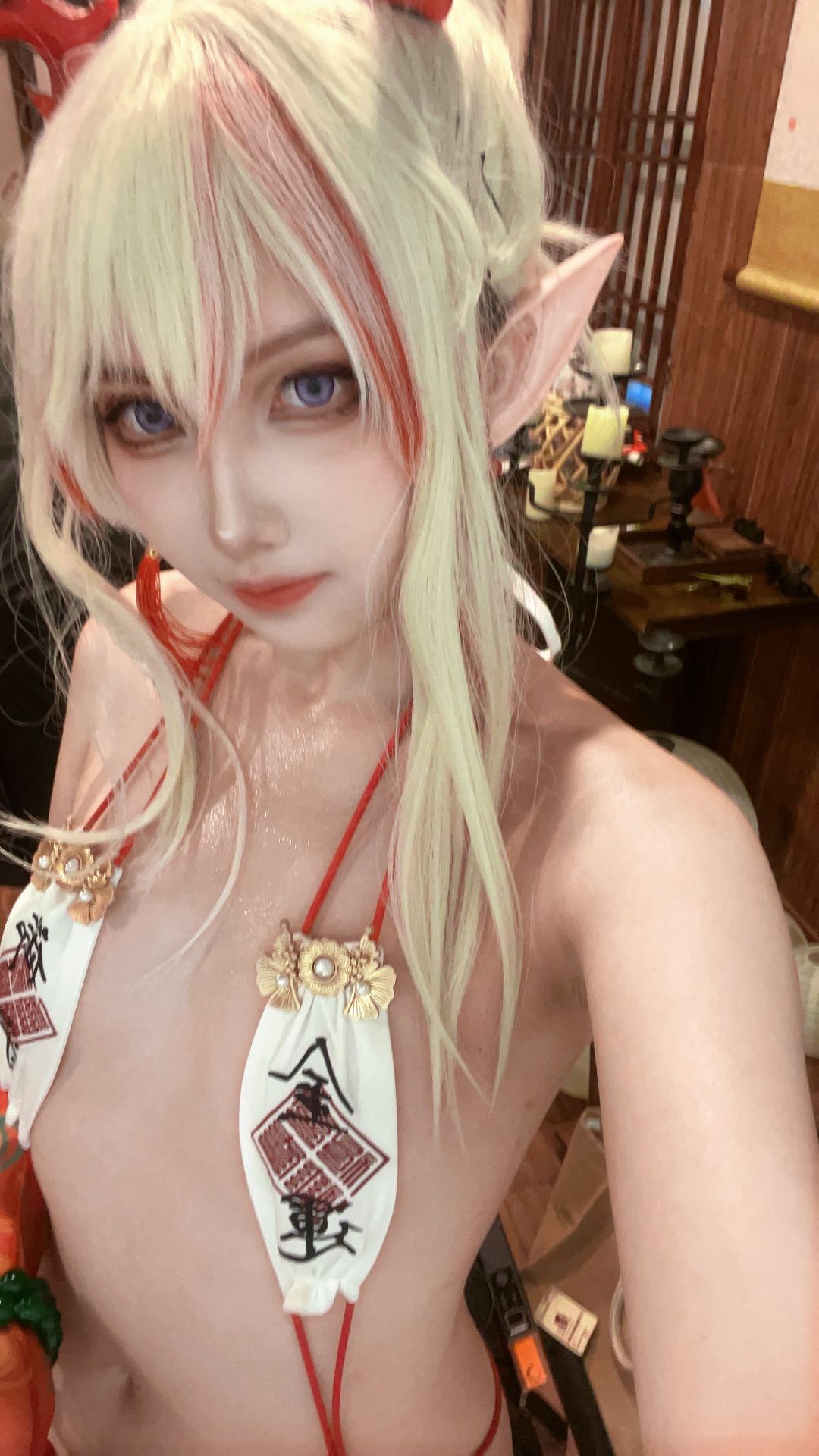 橙风千雅小和甜酒-年夕旗袍双人御守-189P-788MB-07-25