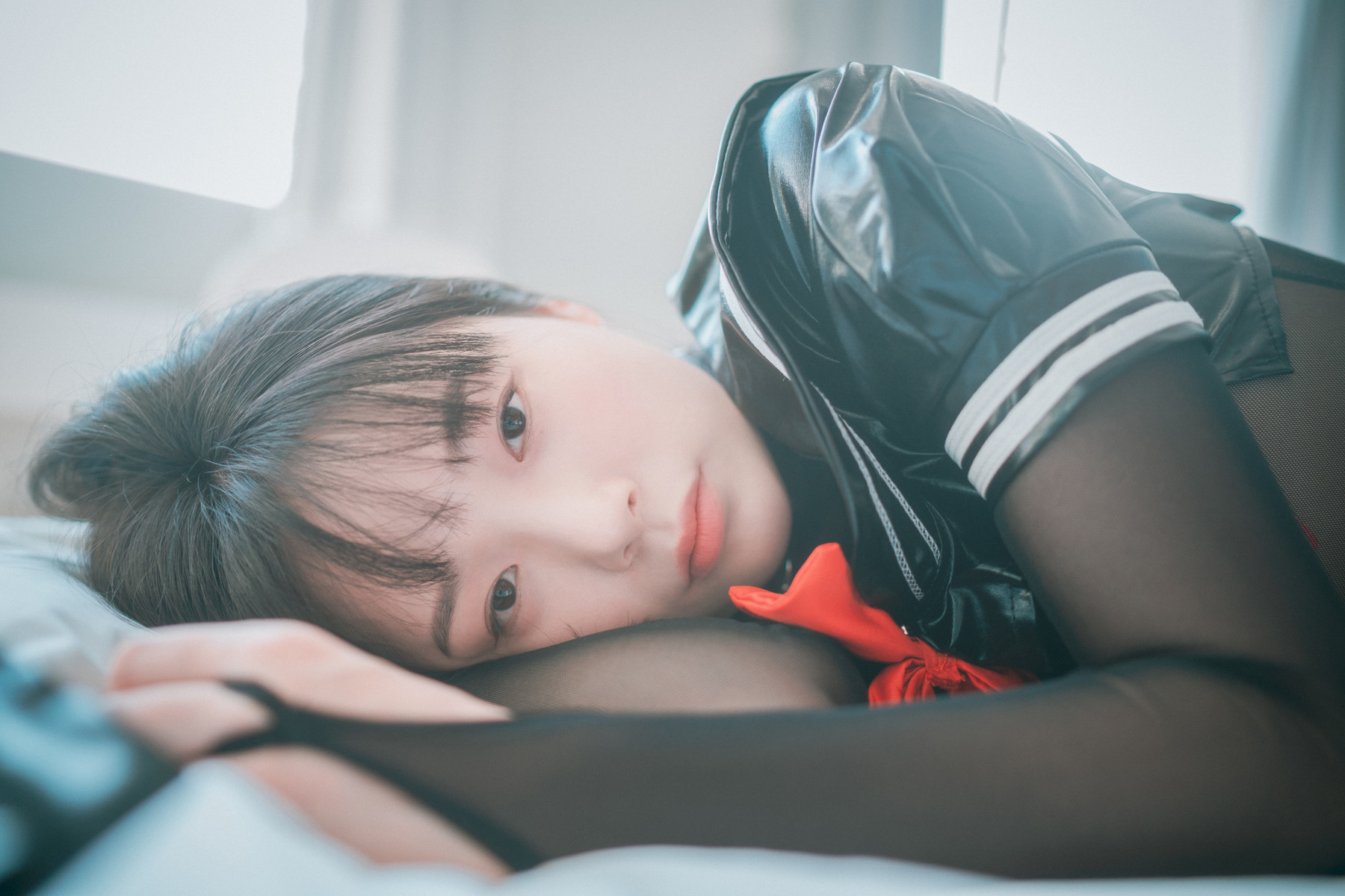 PIA-피아-박서빈-DJAWA-Leather-Black-Schoolgirl-Set02-02-13