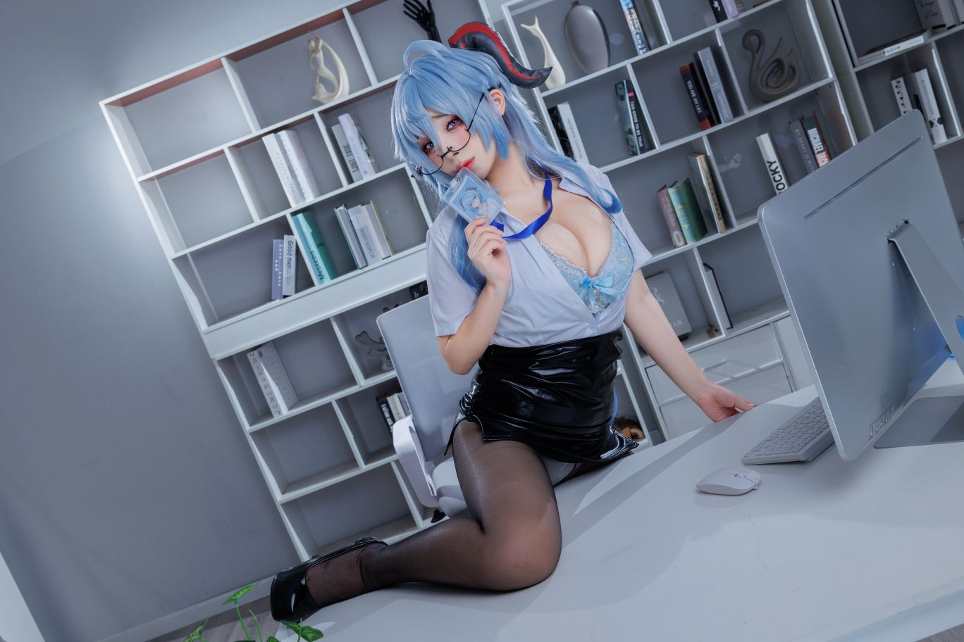 胡桃猫Kurumineko---甘雨OL-06-13